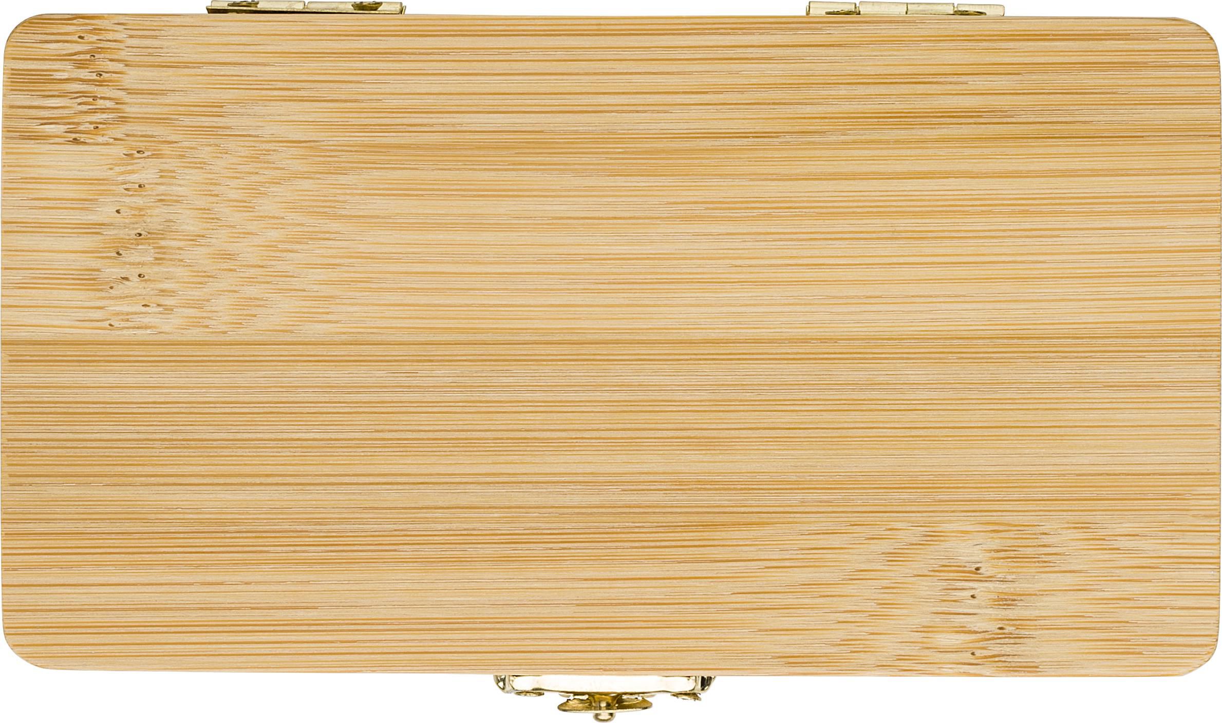 Boîte à outils dans un étui en bambou Willow