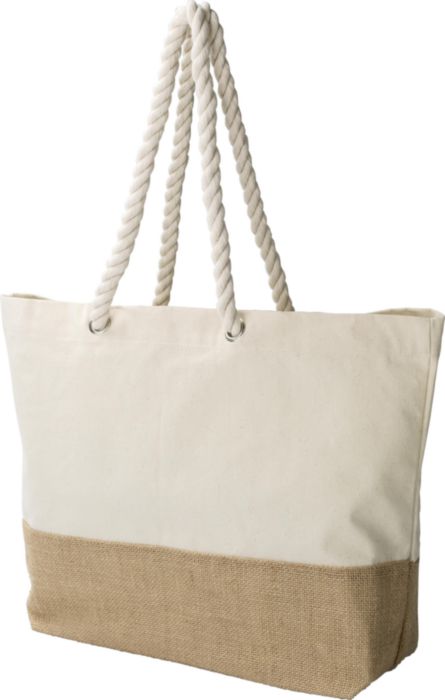 Shopper Diego | Cotone 280 g/m² | Fondo in juta
