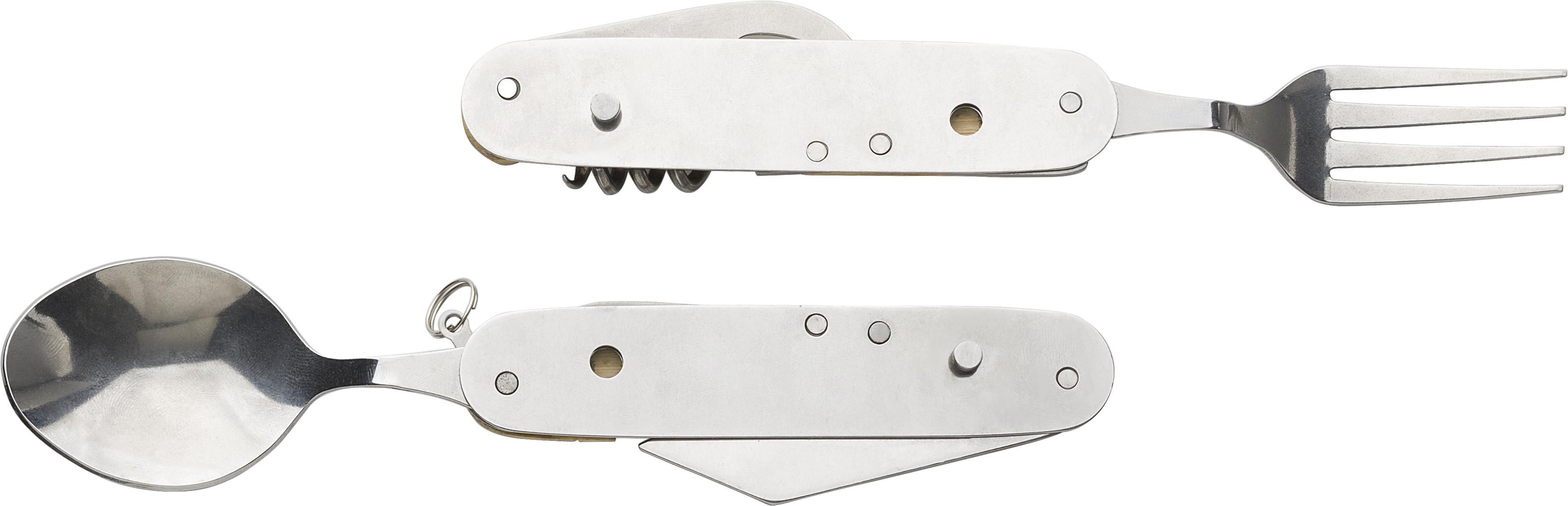 Couverts multifonction en bambou Ainsley