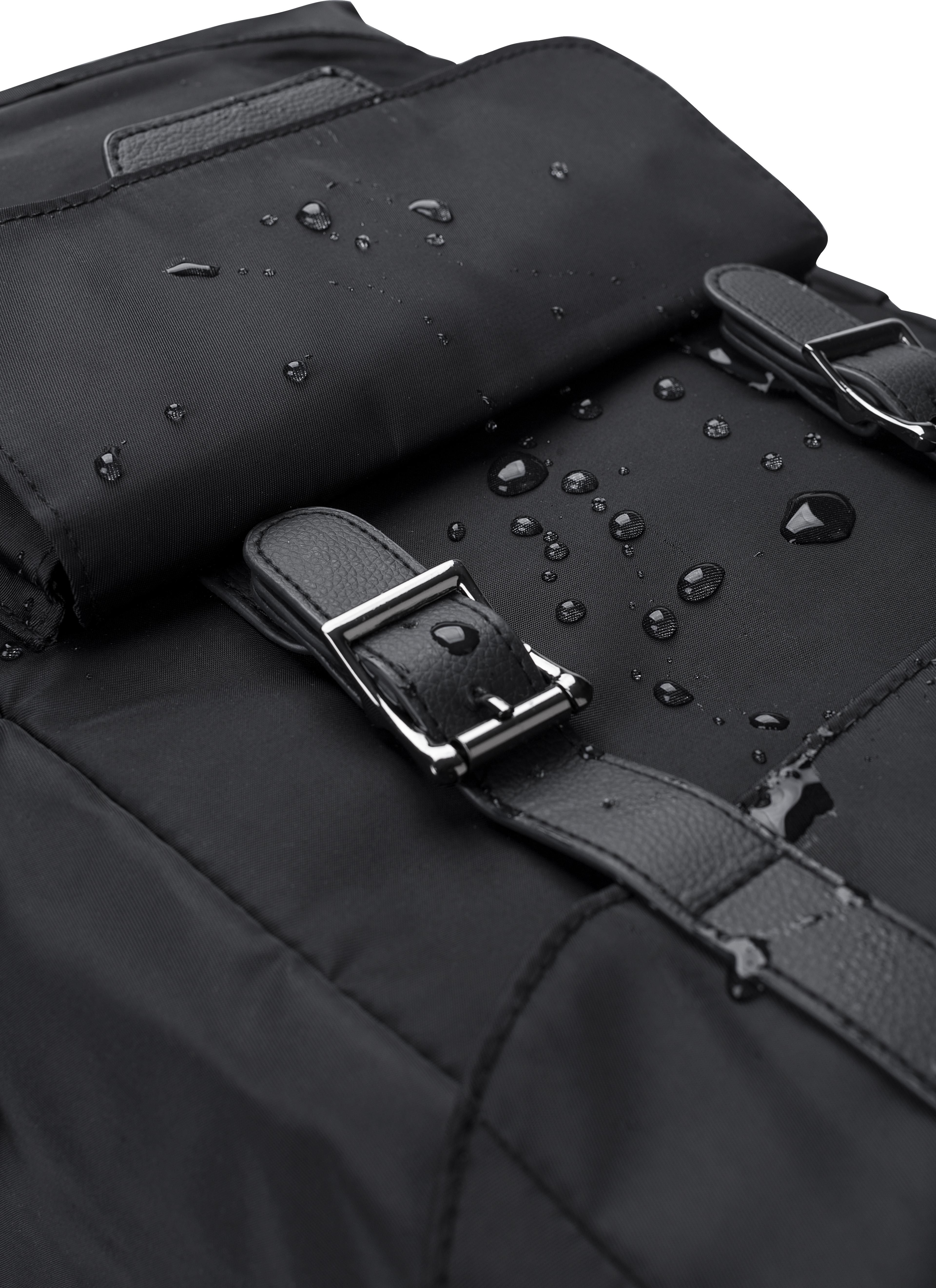 Sac à dos avec rabat en polyester rPET Marlowe