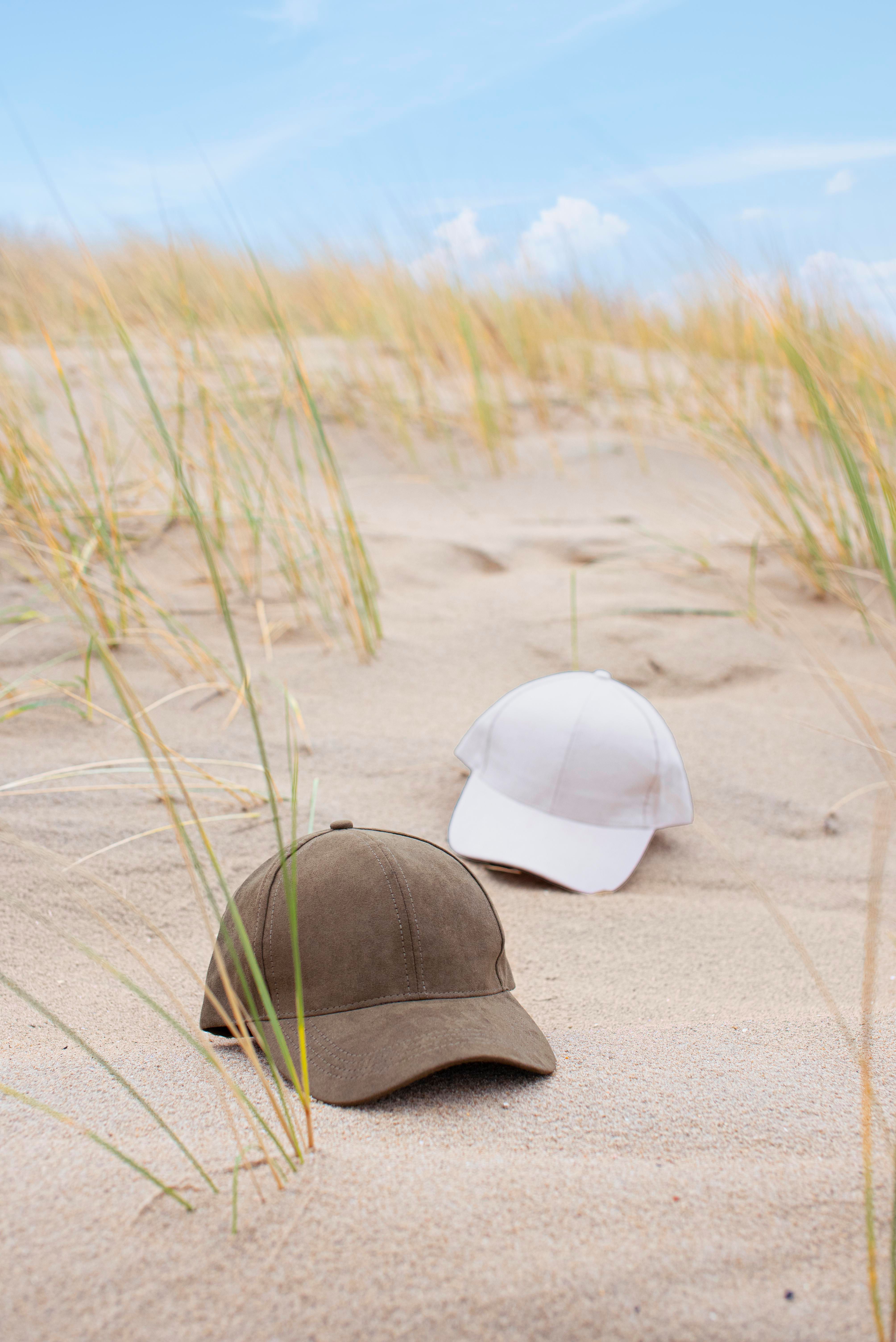 Casquette 6 panneaux en suédine Orion