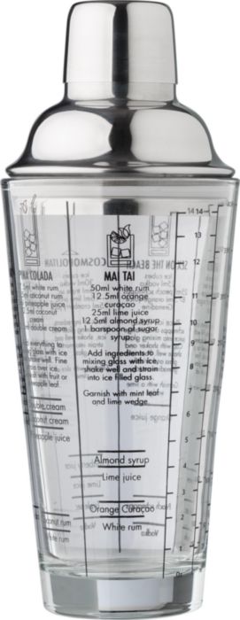 Shaker per cocktail in vetro capacità 750 m Adela