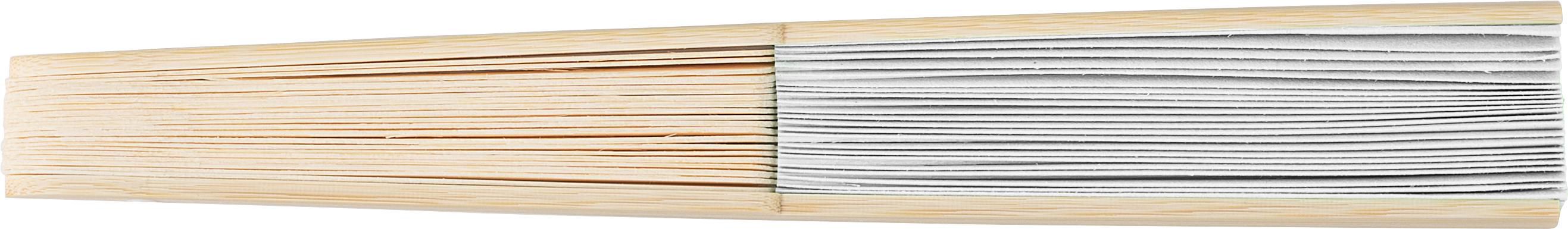 Eventail en bambou et papier Elio