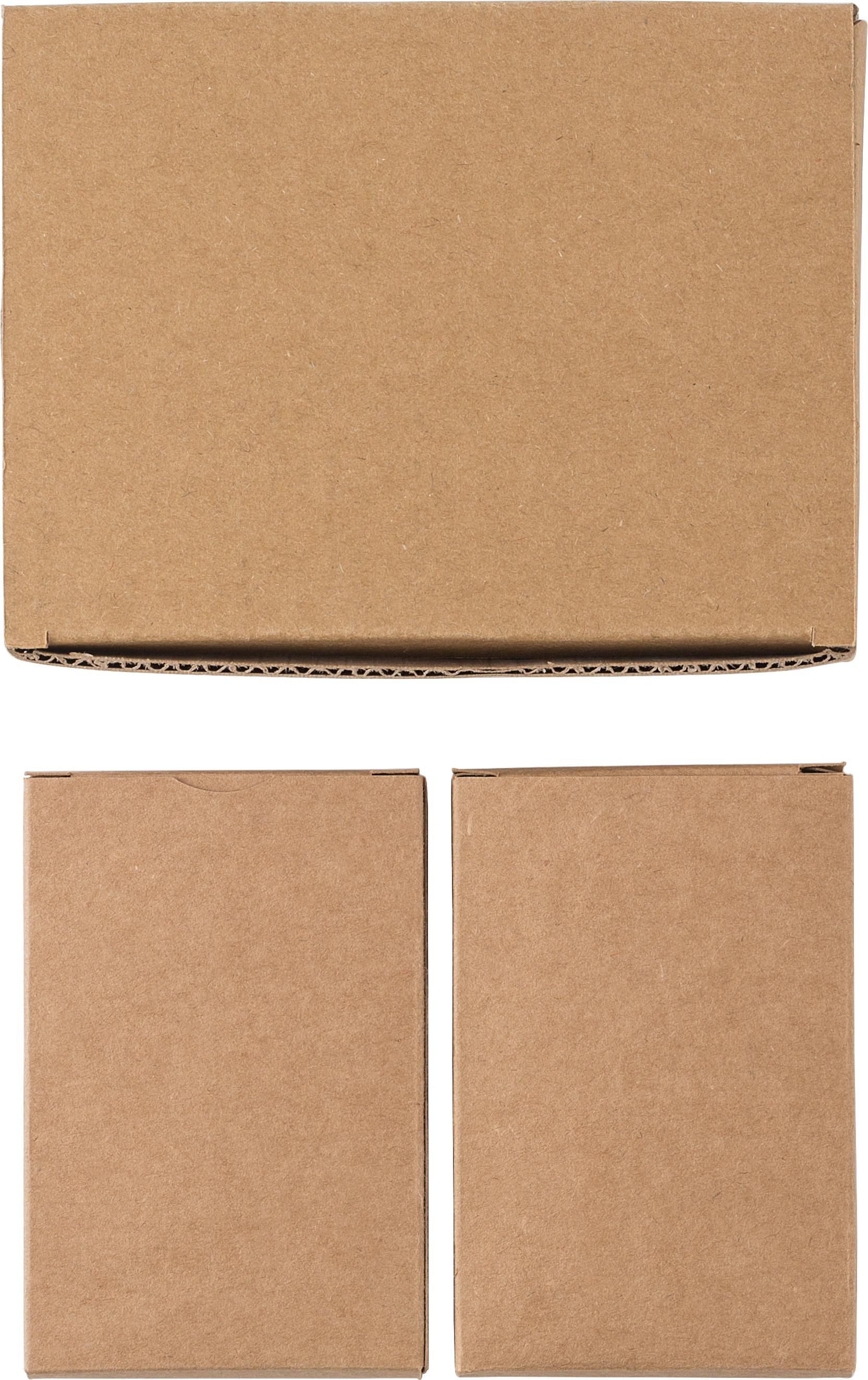 Set de 2 jeux de cartes en carton recyclé Arwen