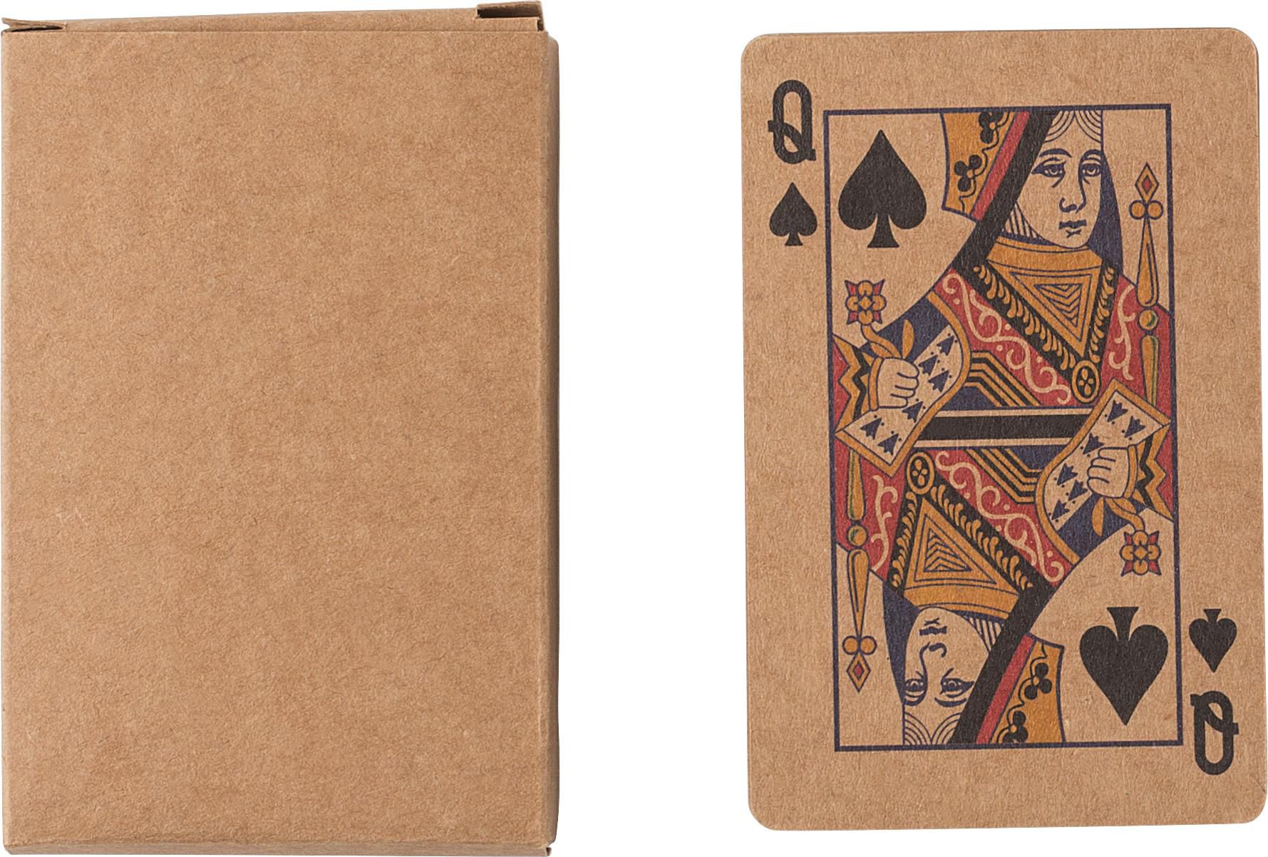 Set de 2 jeux de cartes en carton recyclé Arwen