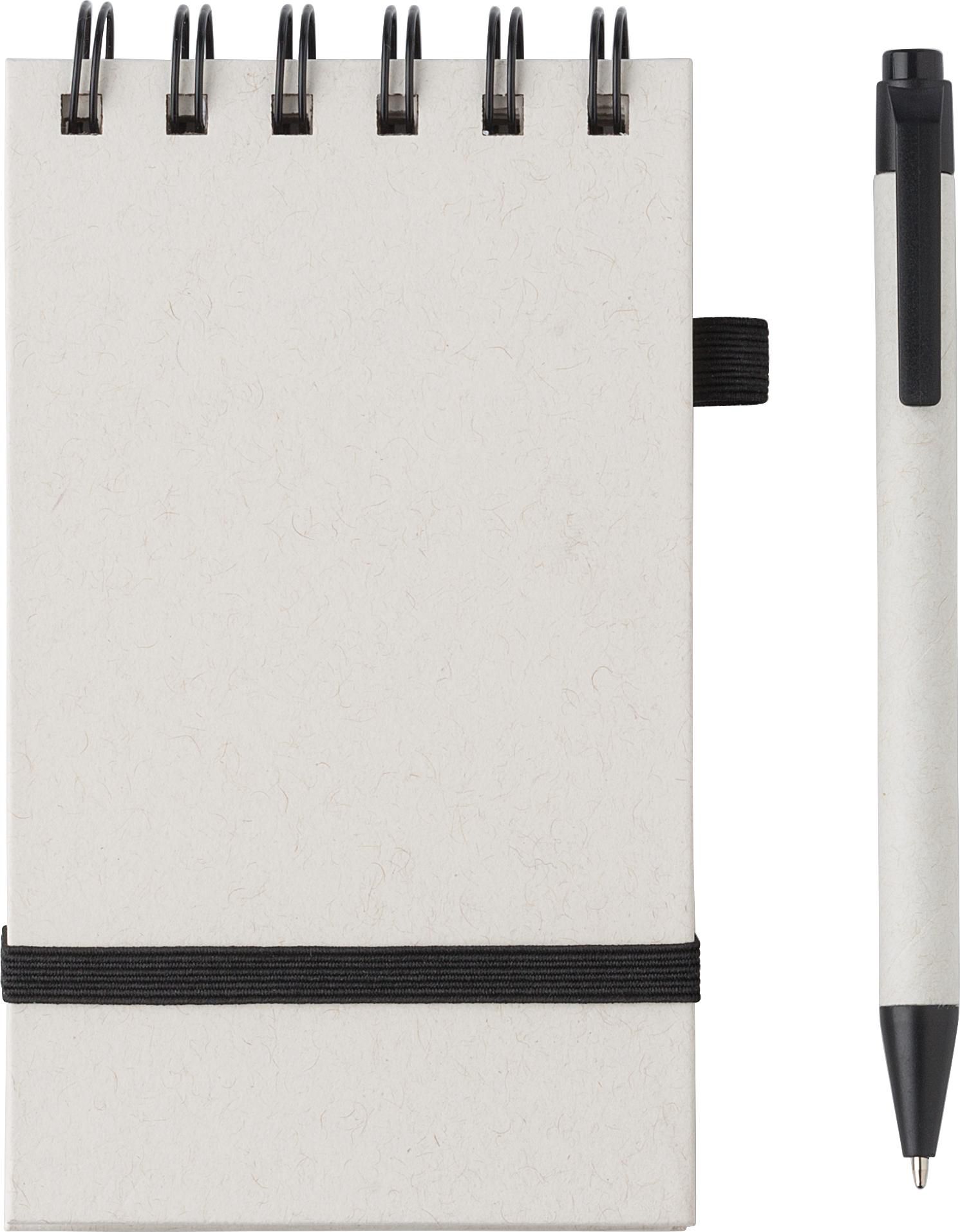 Carnet à spirale A6 en carton recyclé Martha