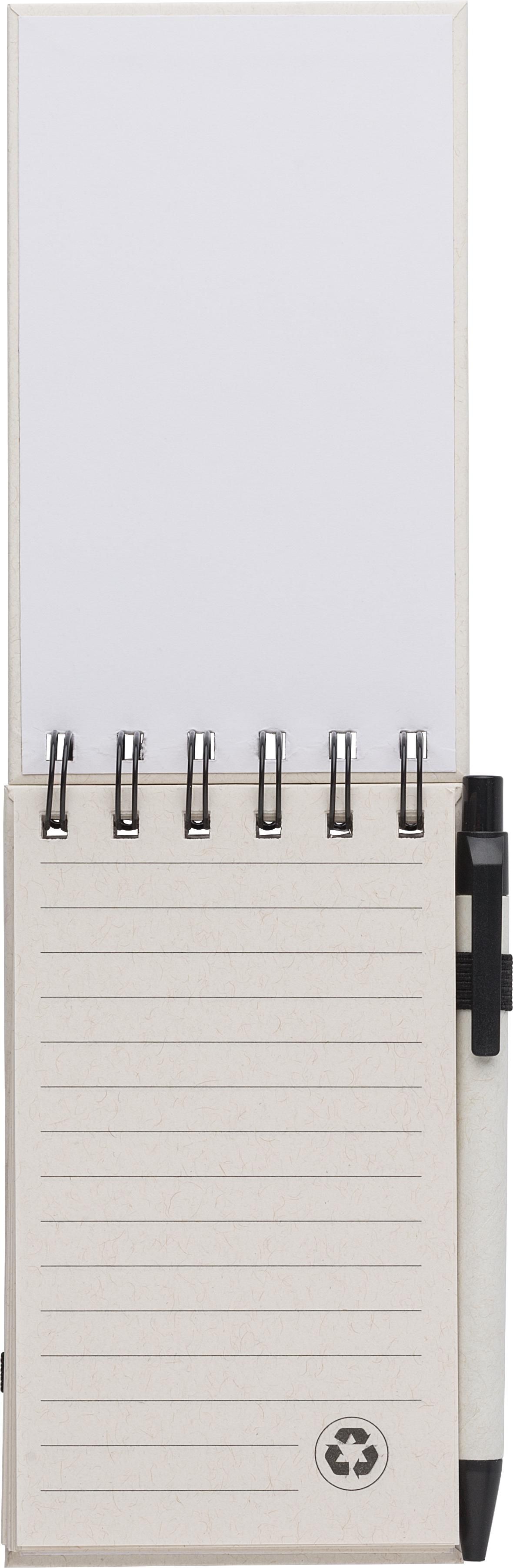 Carnet à spirale A6 en carton recyclé Martha