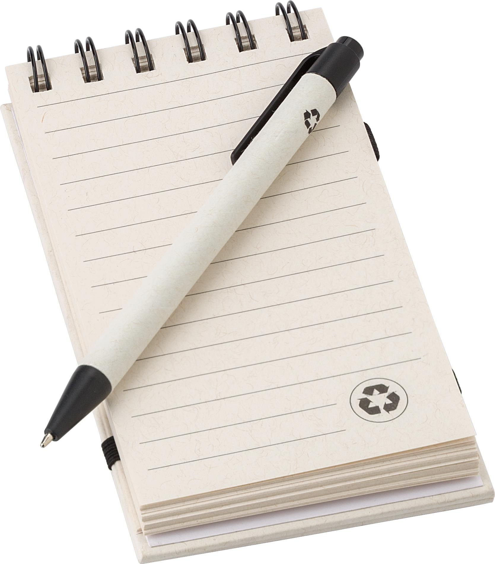 Carnet à spirale A6 en carton recyclé Martha