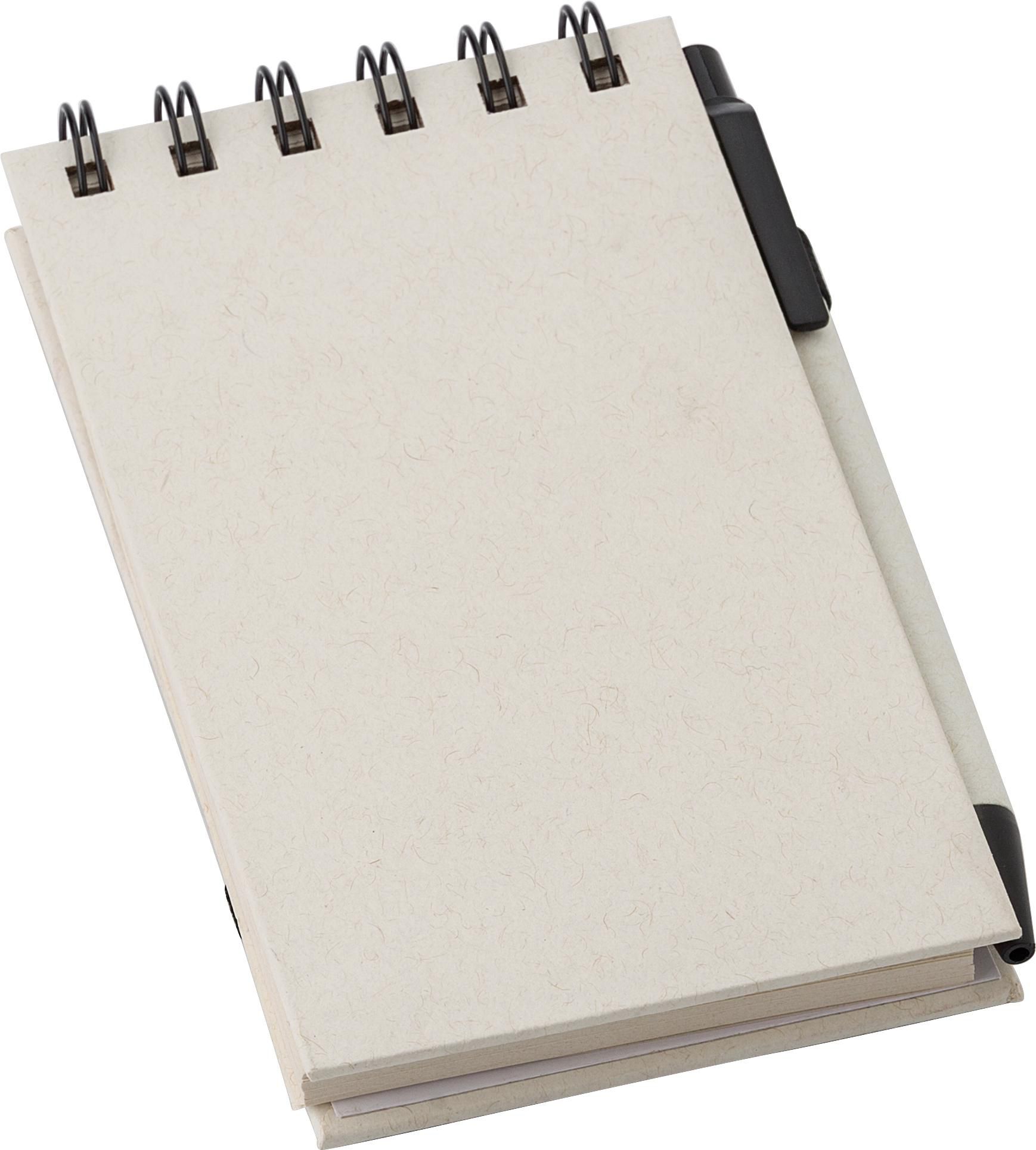 Carnet à spirale A6 en carton recyclé Martha