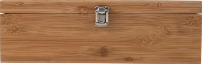 Set vino in bamboo ed acciaio inox Gareth