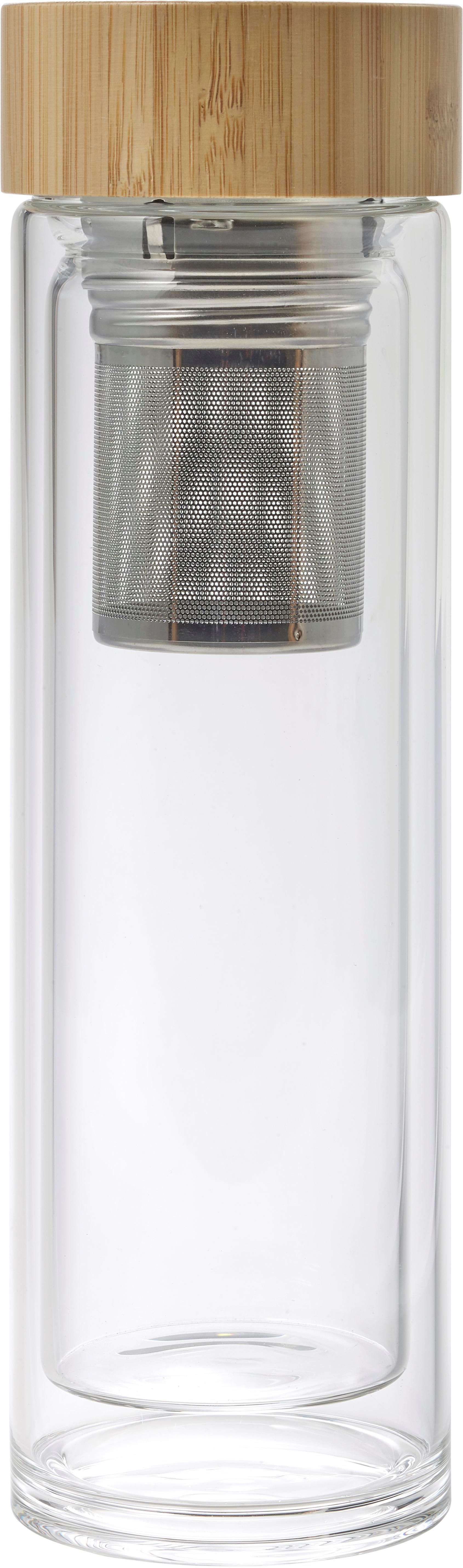 Bouteille isotherme de 420 ml en verre Vicente