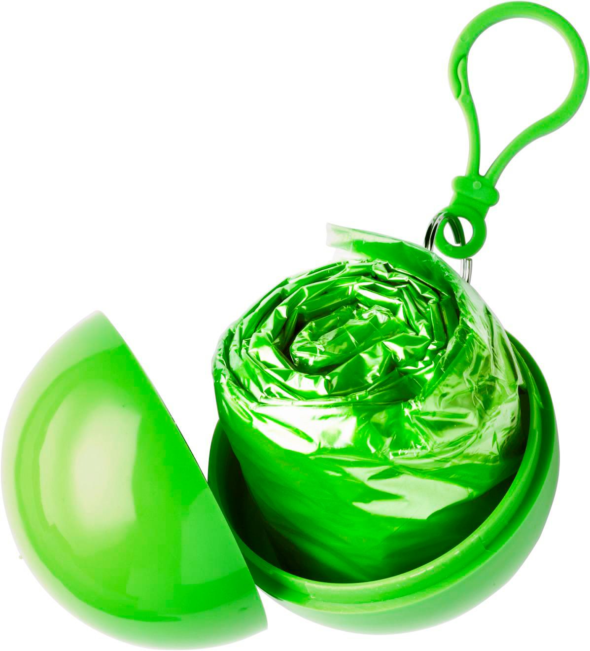 Etui boule contenant un poncho Pippa