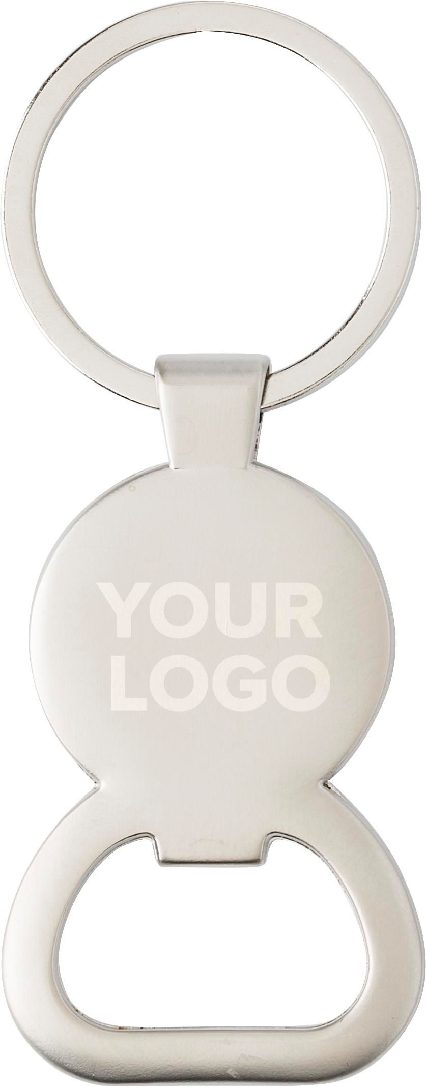 Porte-clés en métal avec décapsuleur Soren