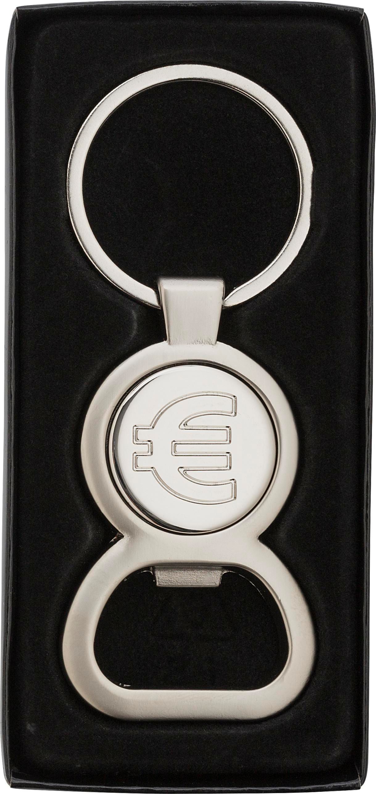 Porte-clés en métal avec décapsuleur Soren