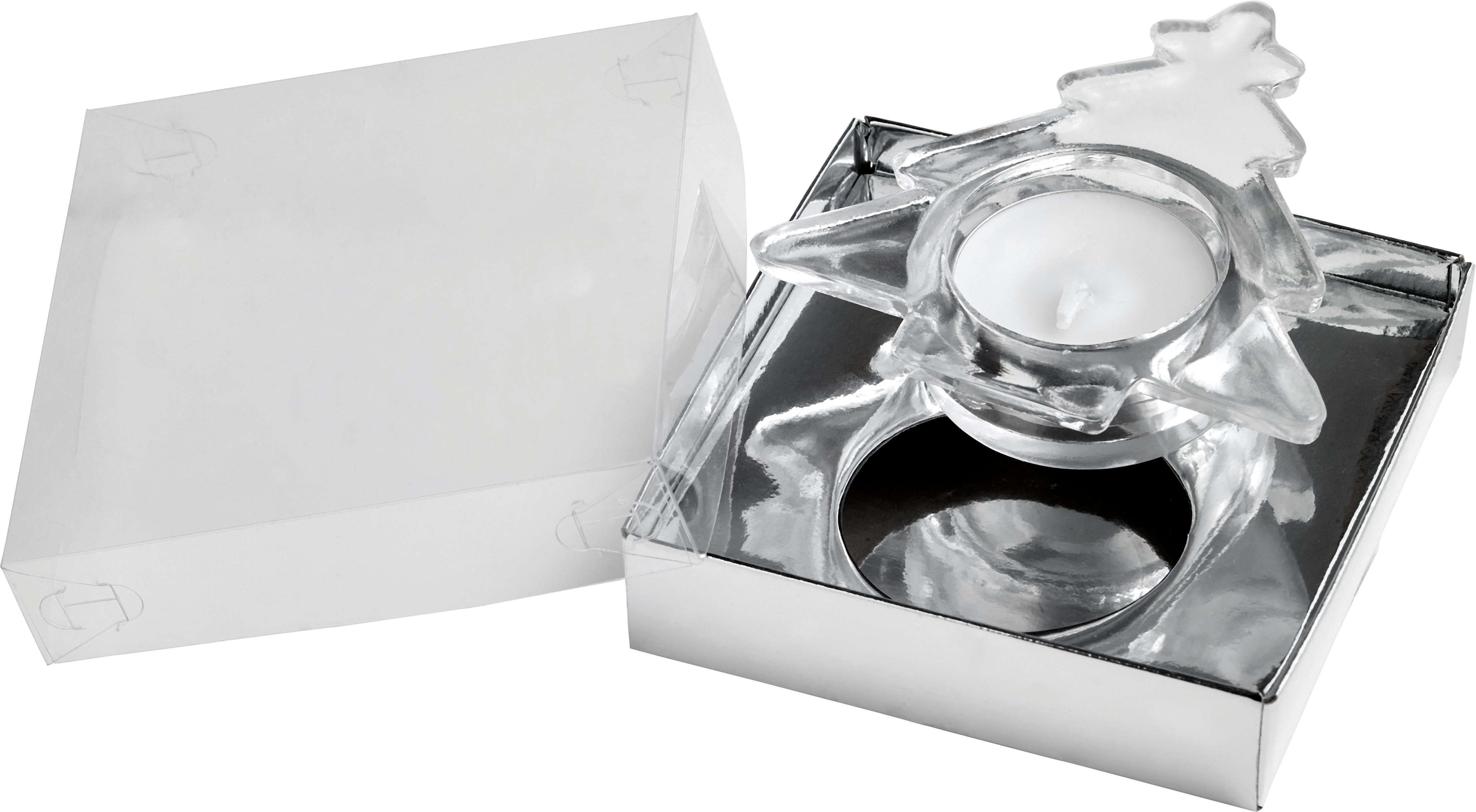 Porte-bougie en verre Casey