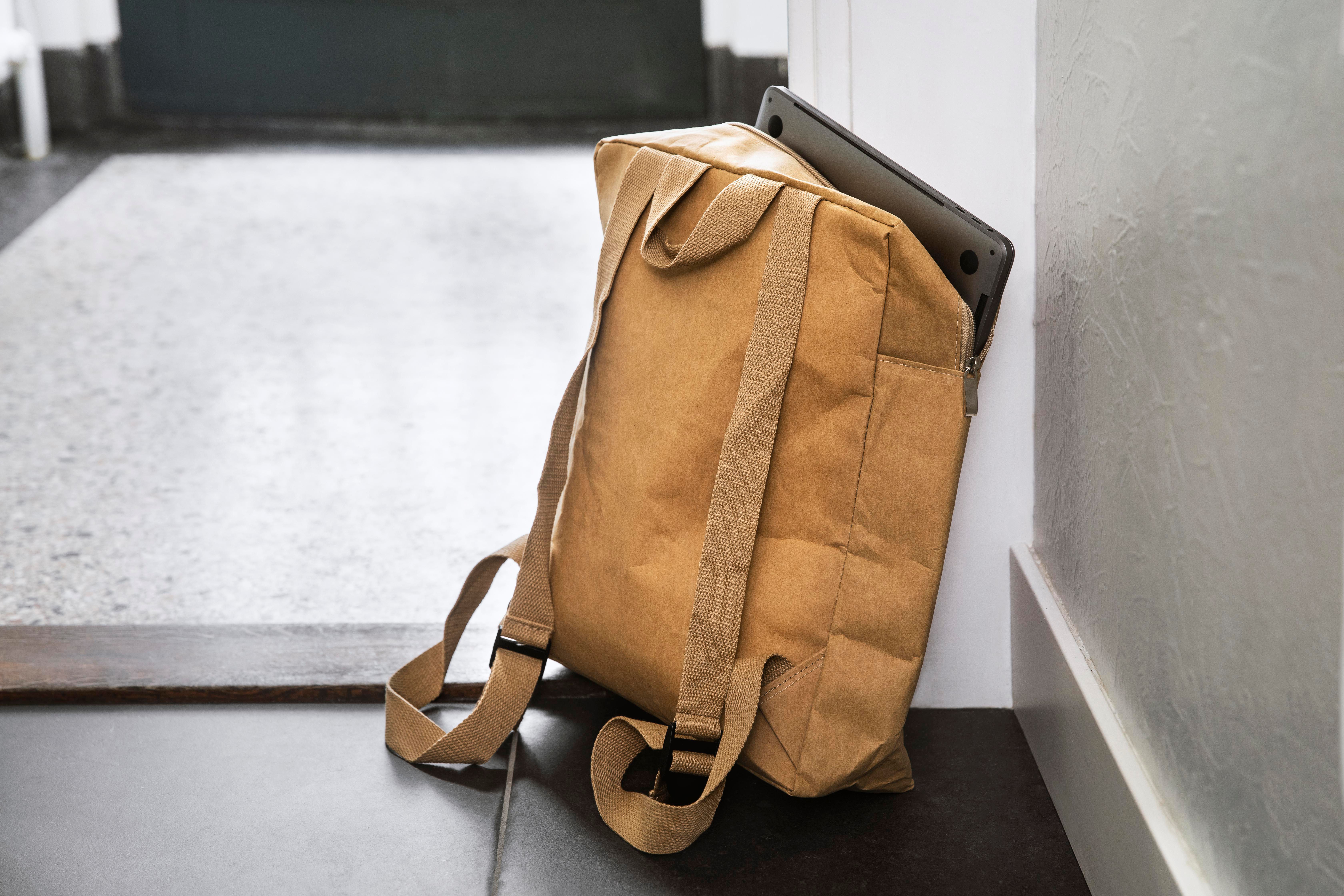 Sac à dos en papier laminé Samanta