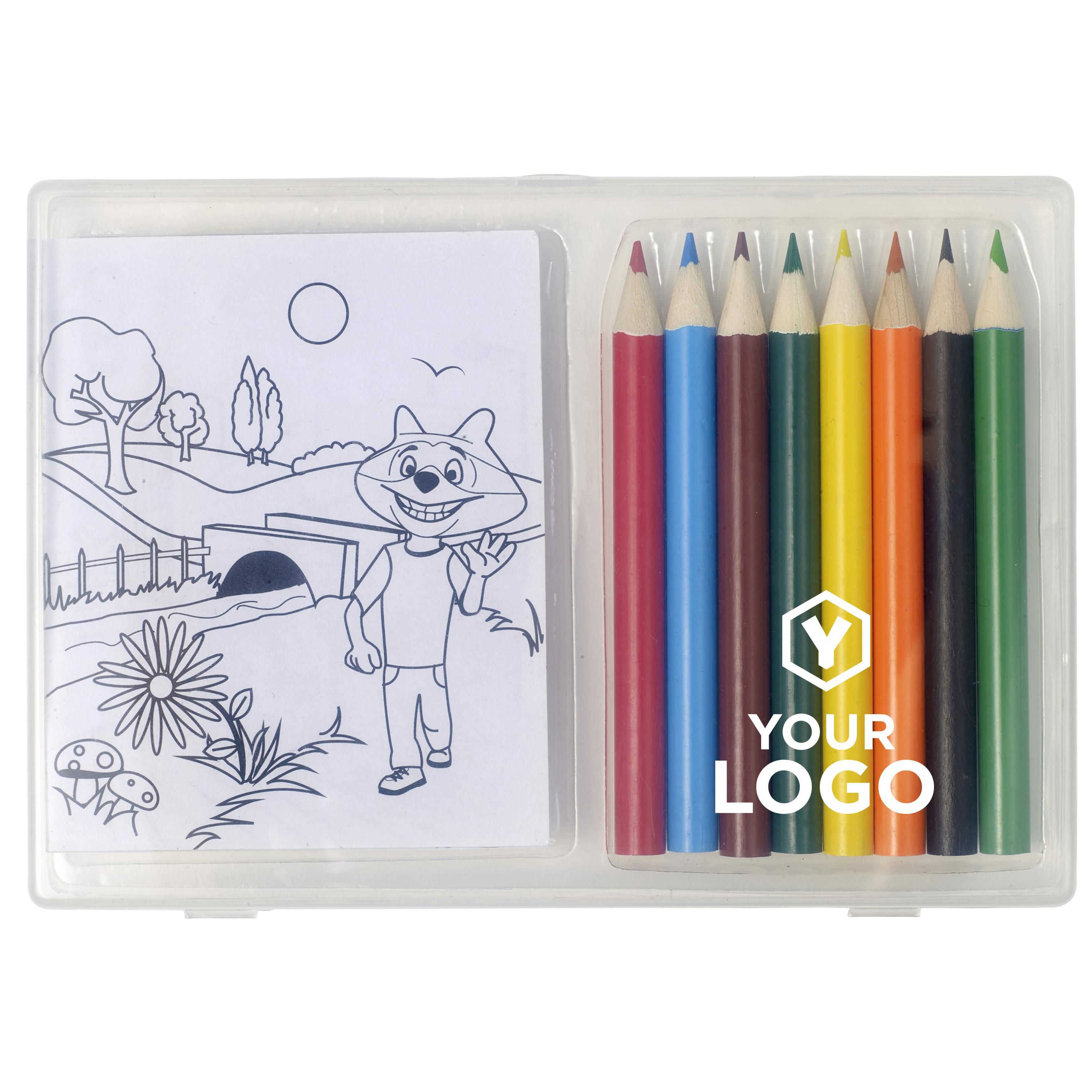 Set à dessin de 8 crayons Adita