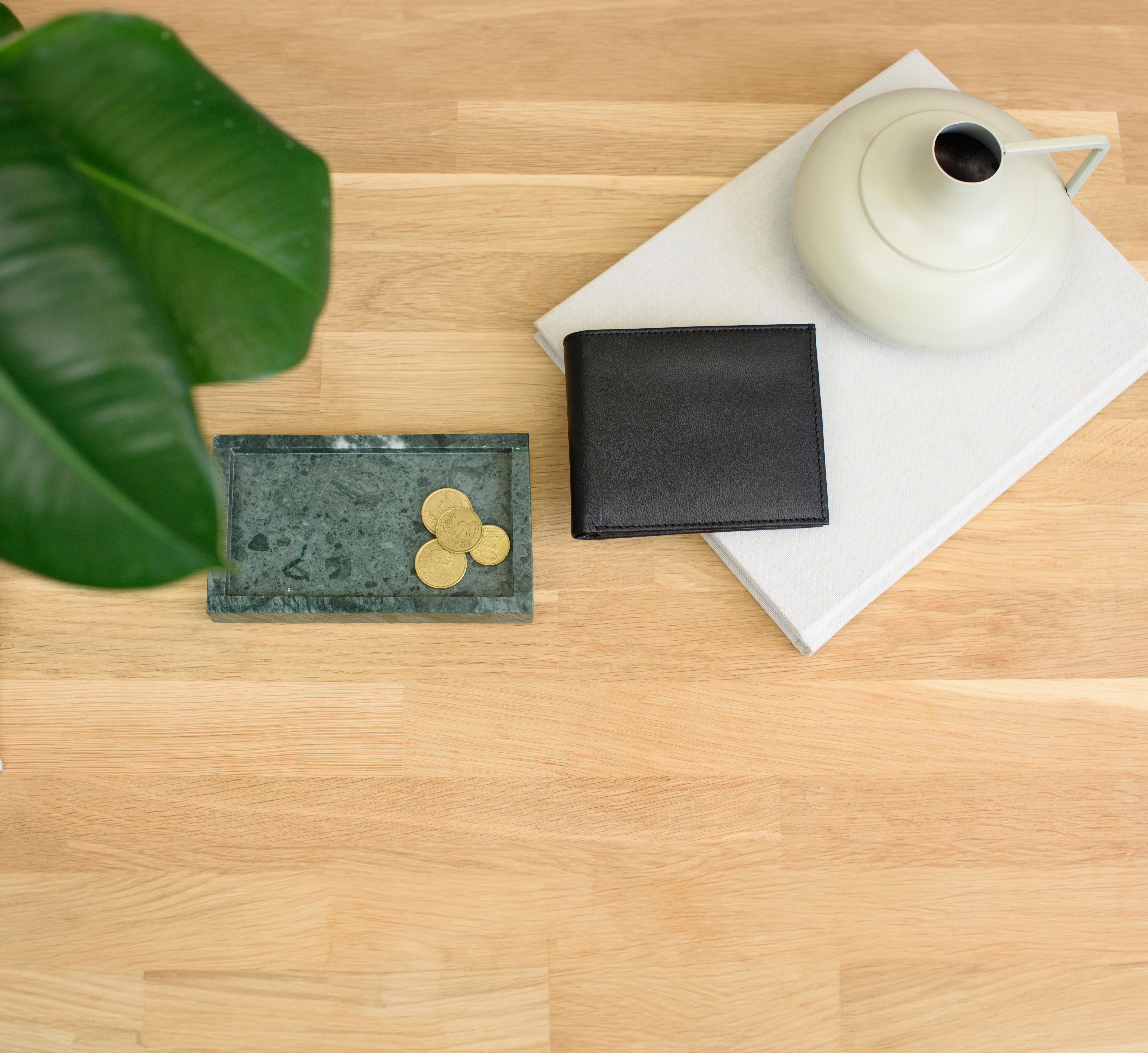 Porte-cartes de crédit et monnaie en cuir Yvonne