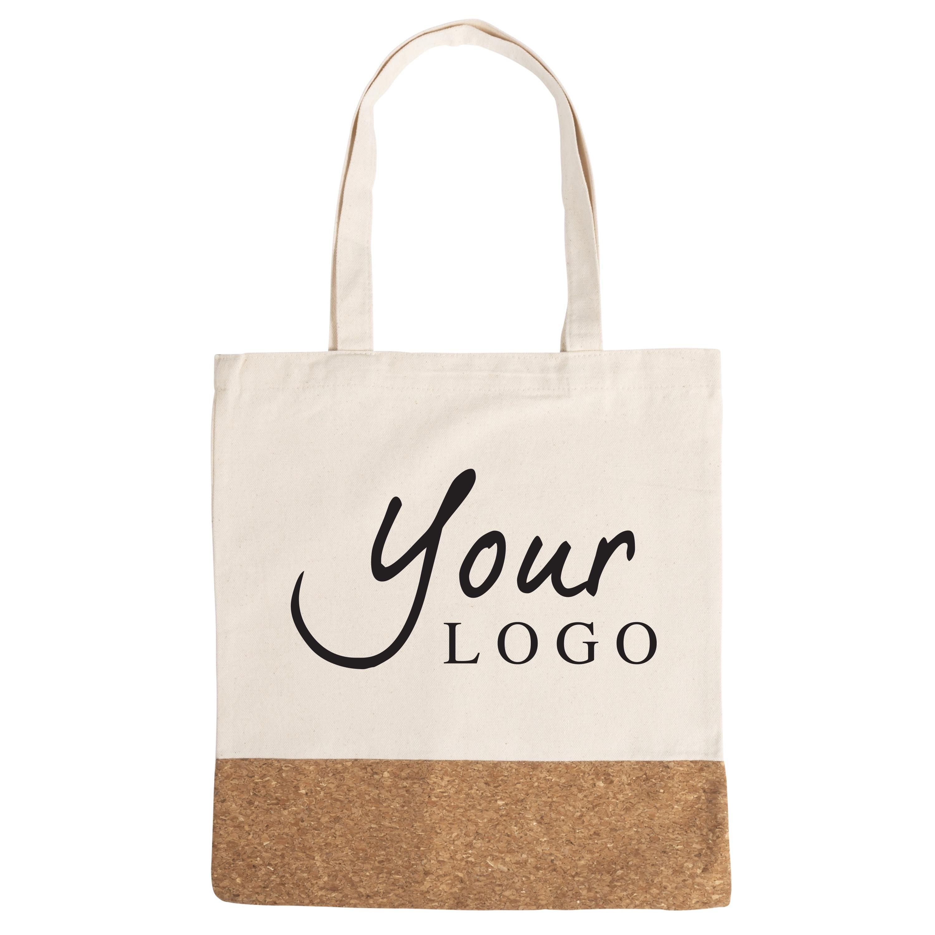 Sac shopping en coton et liège Dalia