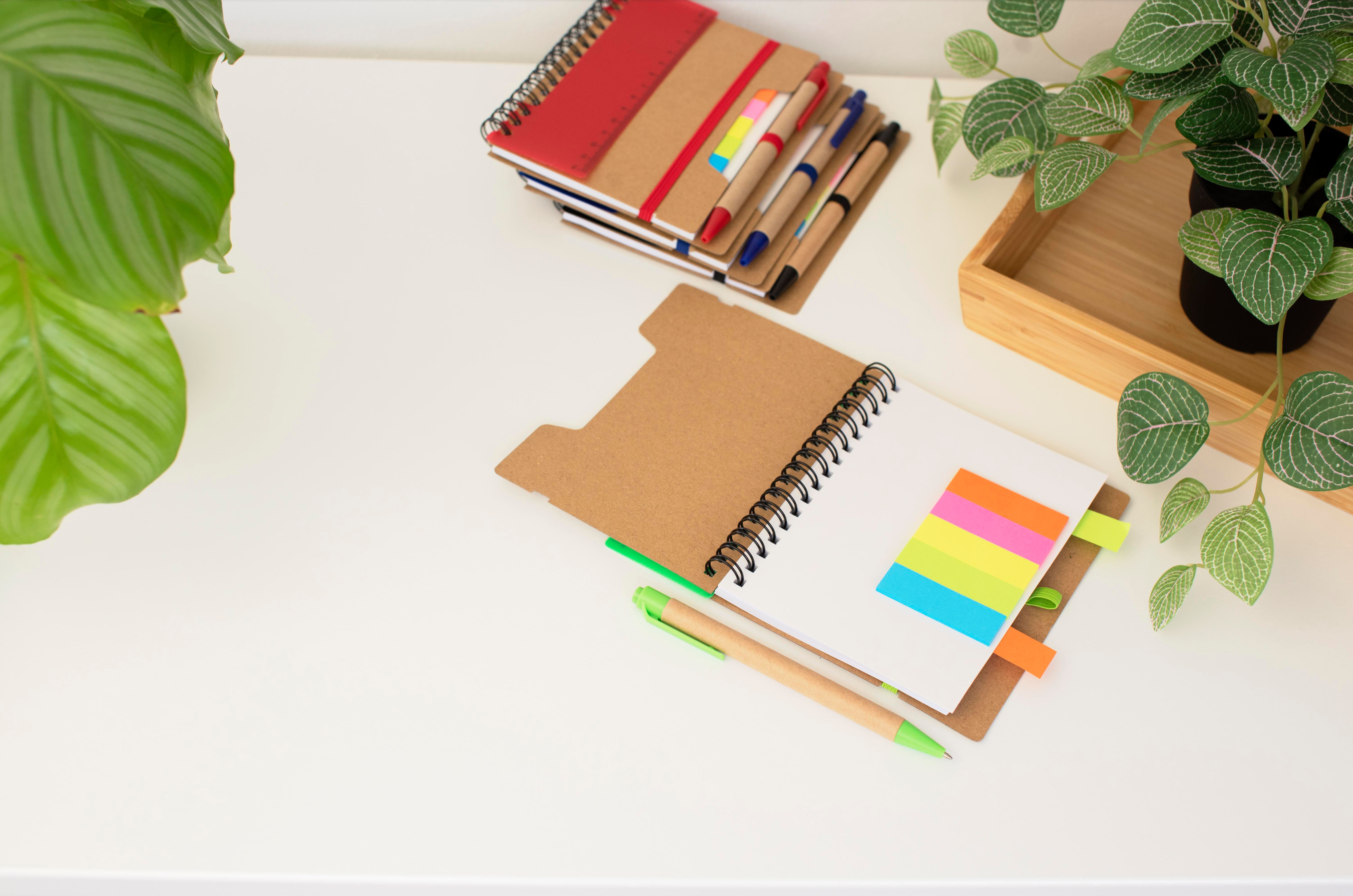 Carnet à spirale en papier recyclé Angela