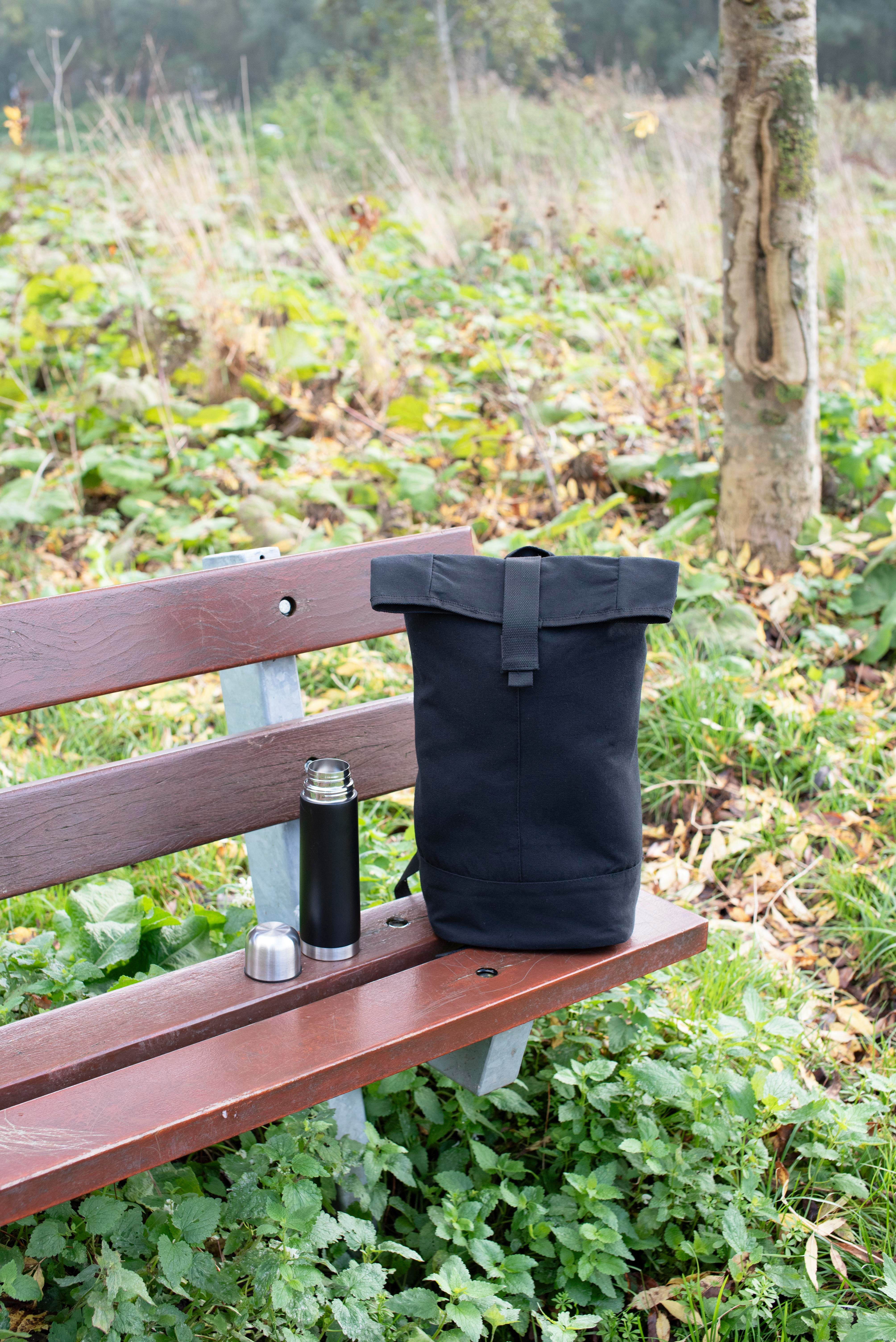 Sac à dos roll-top en polyester Micah