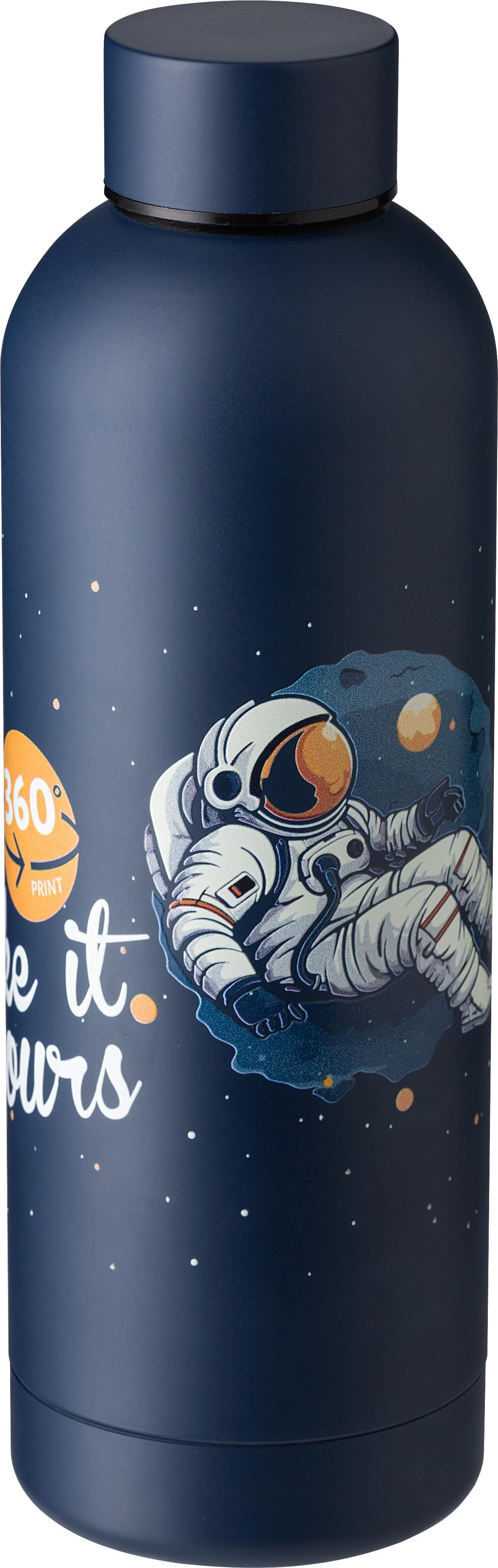 Gourde double paroi de 500 ml en acier inoxydable recyclé Isaih