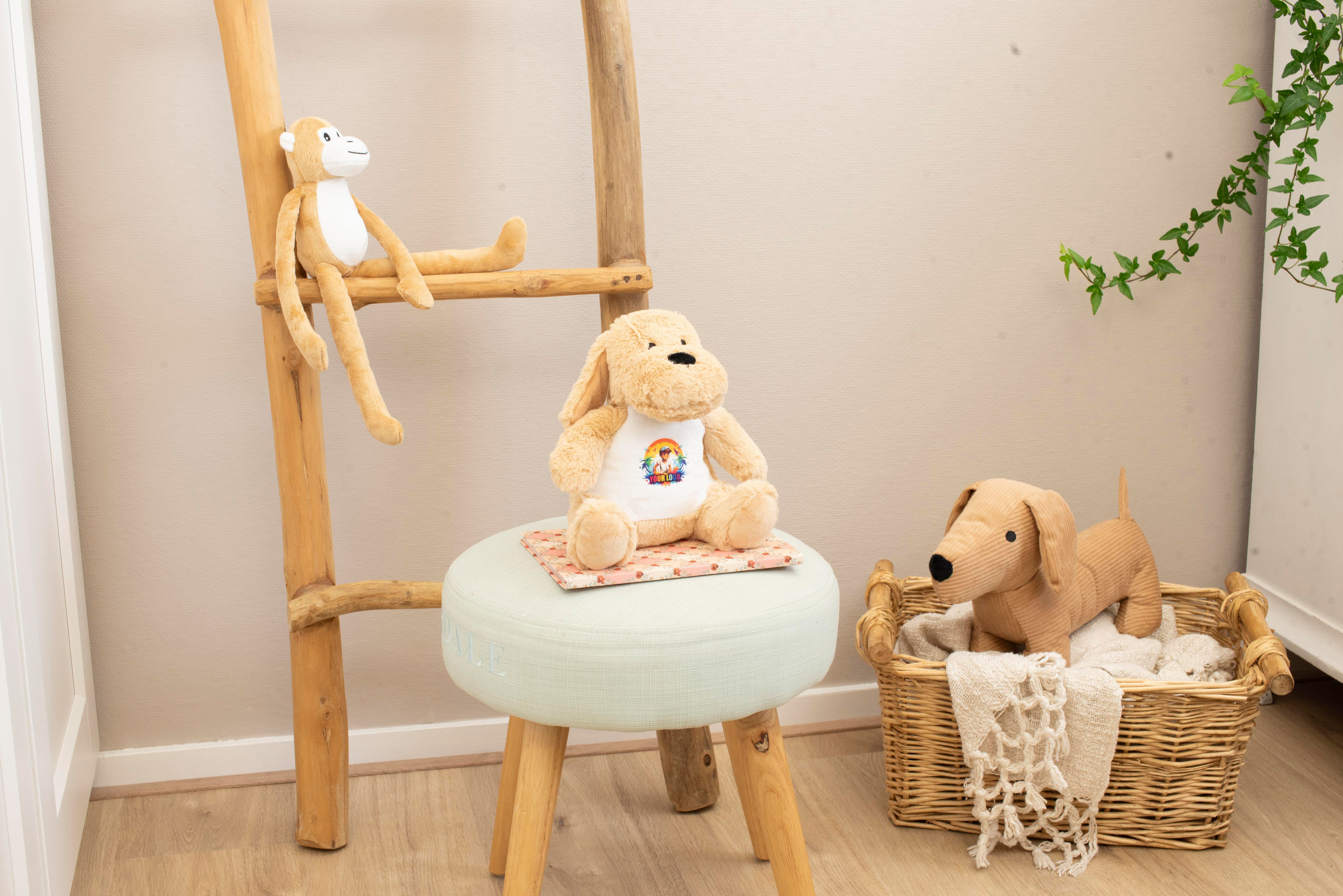 Peluche 'Chien' en polyester Hailey