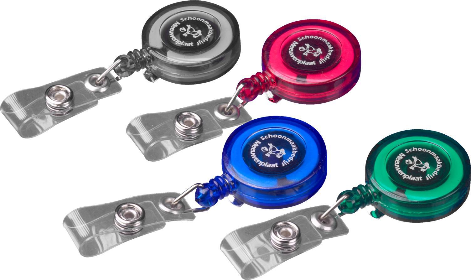 Porte-badge en plastique Eric