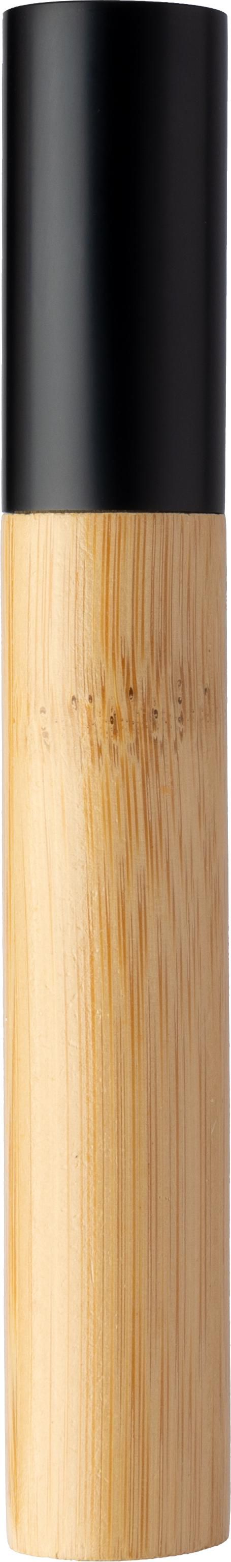 Stylo bille twist en acier inoxydable et bambou Anke