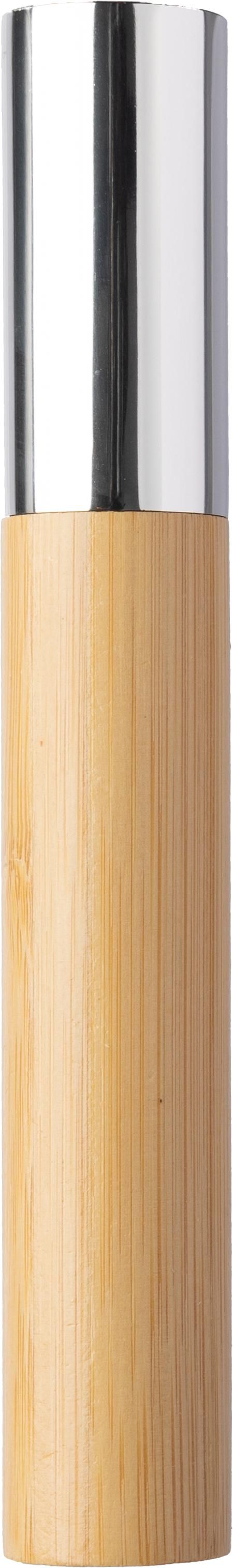 Stylo bille twist en acier inoxydable et bambou Anke