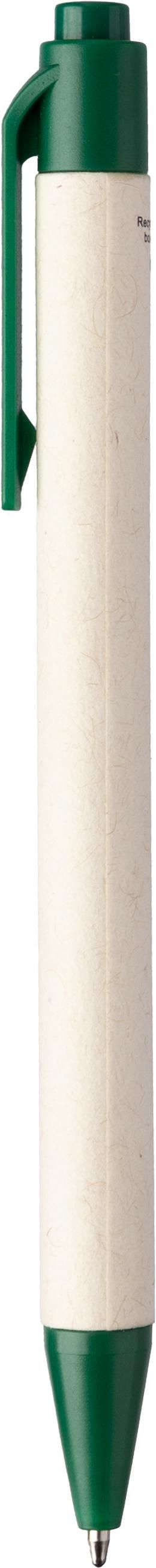 Stylo bille en brique de lait recyclée Heike