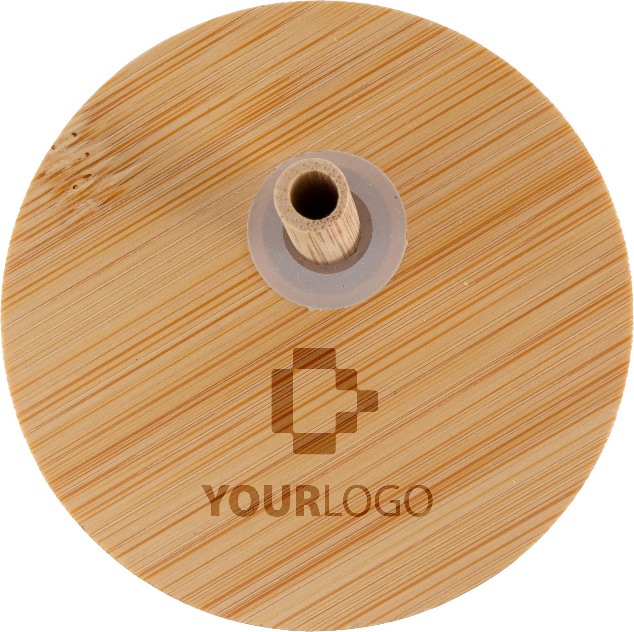 Gobelet de 450 ml en verre et bambou Marlies