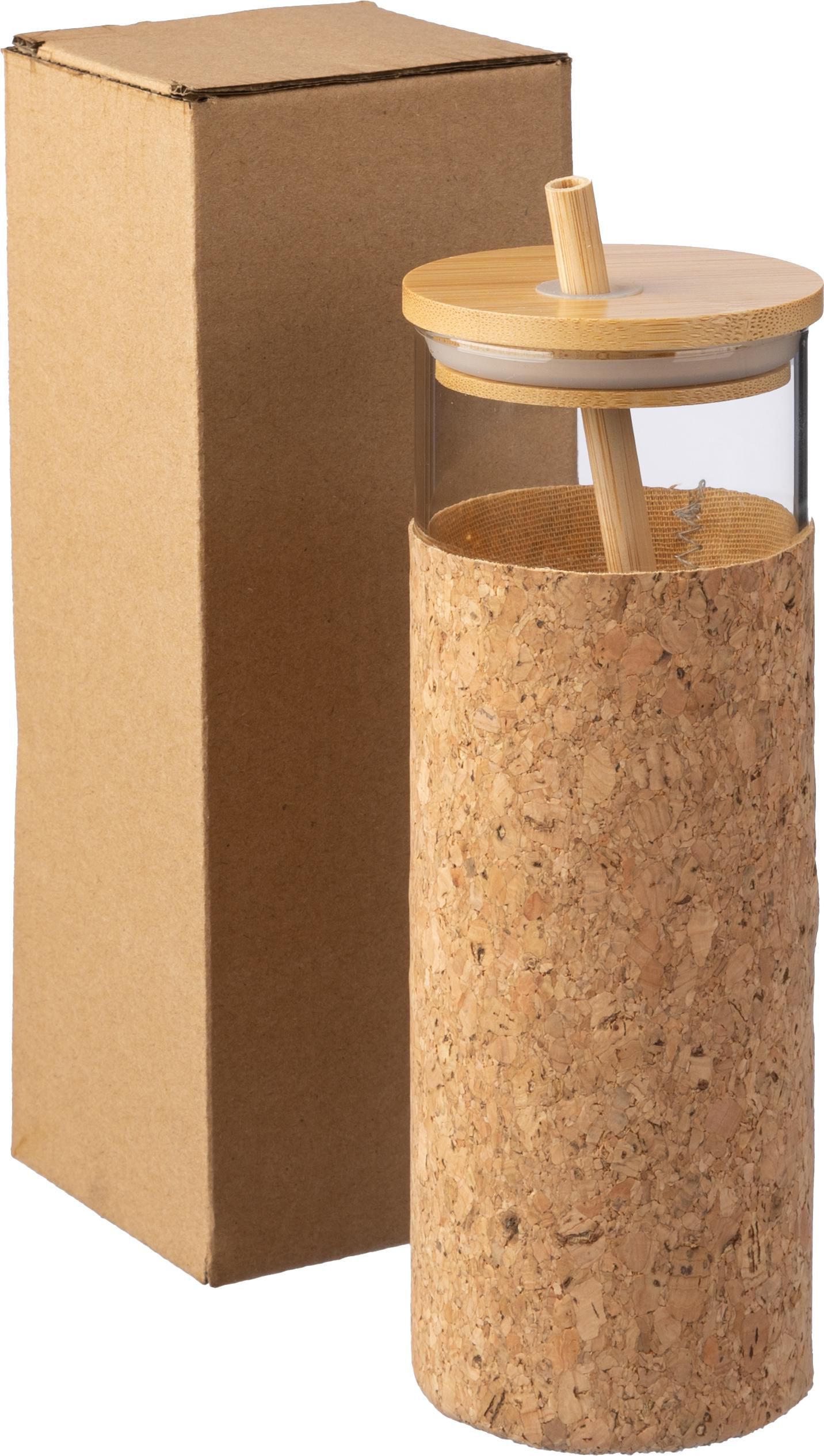 Gobelet de 450 ml en verre et bambou Marlies