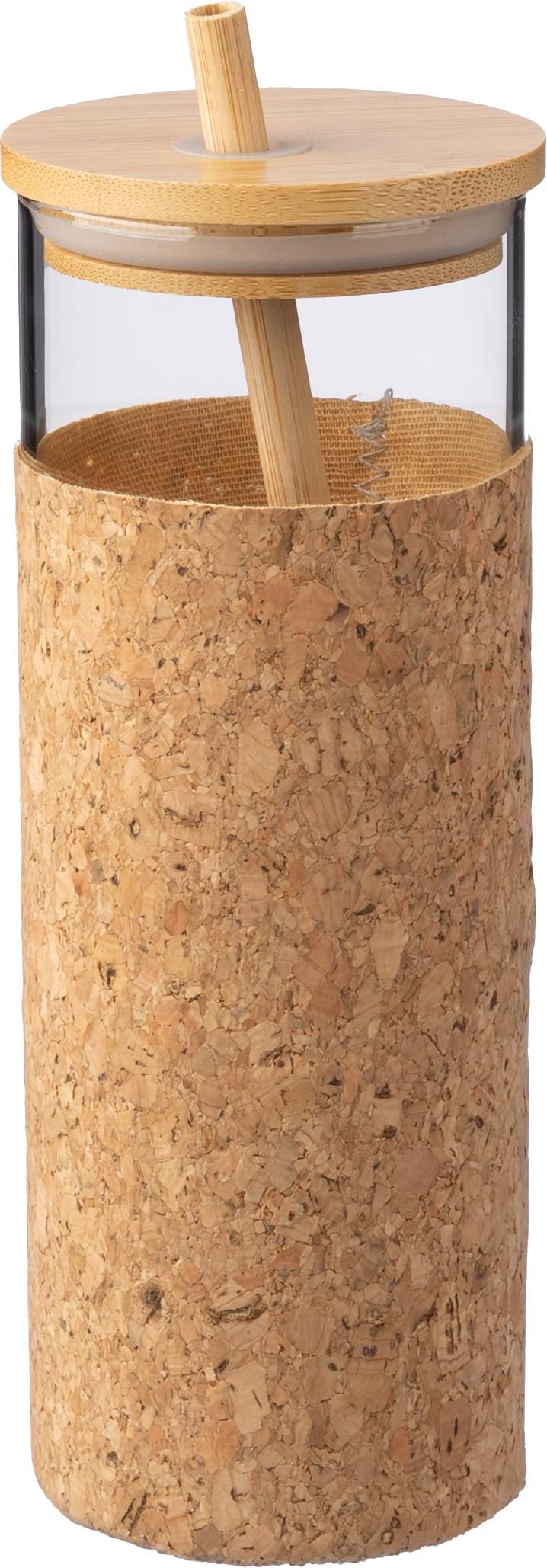 Gobelet de 450 ml en verre et bambou Marlies