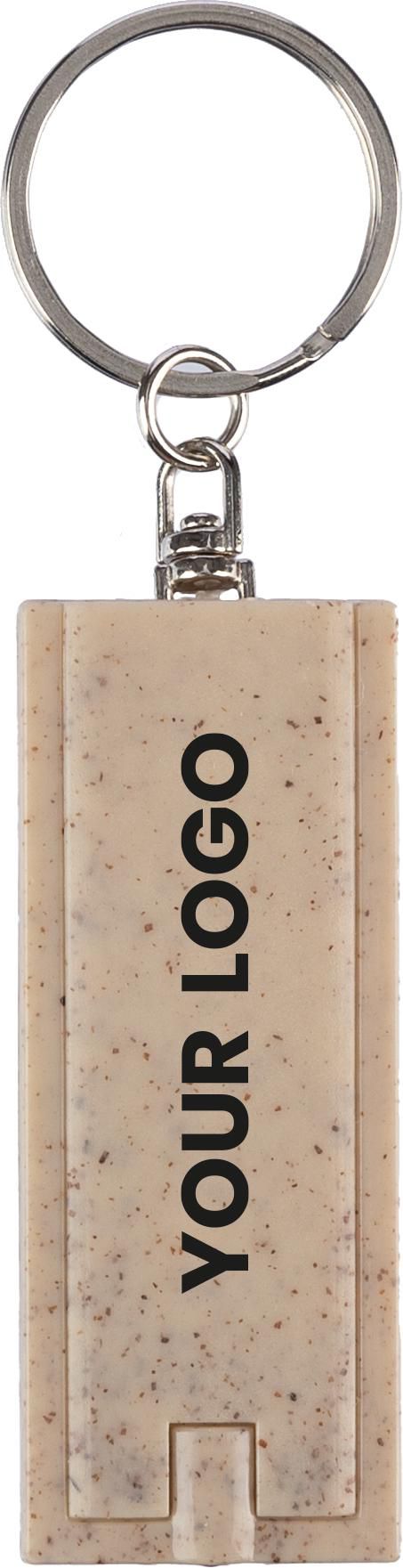 Porte-clés torche en paille de blé Günter