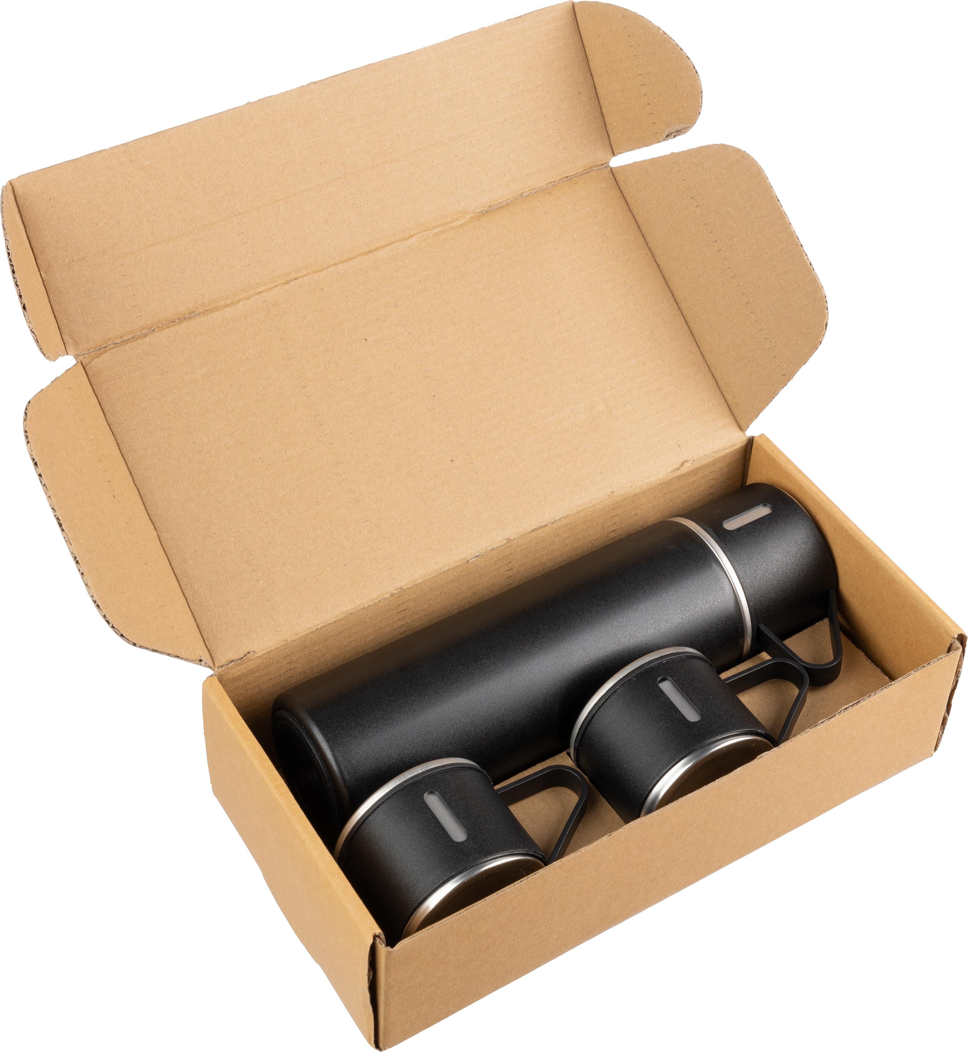 Set d’une bouteille isotherme et deux tasses Herbert