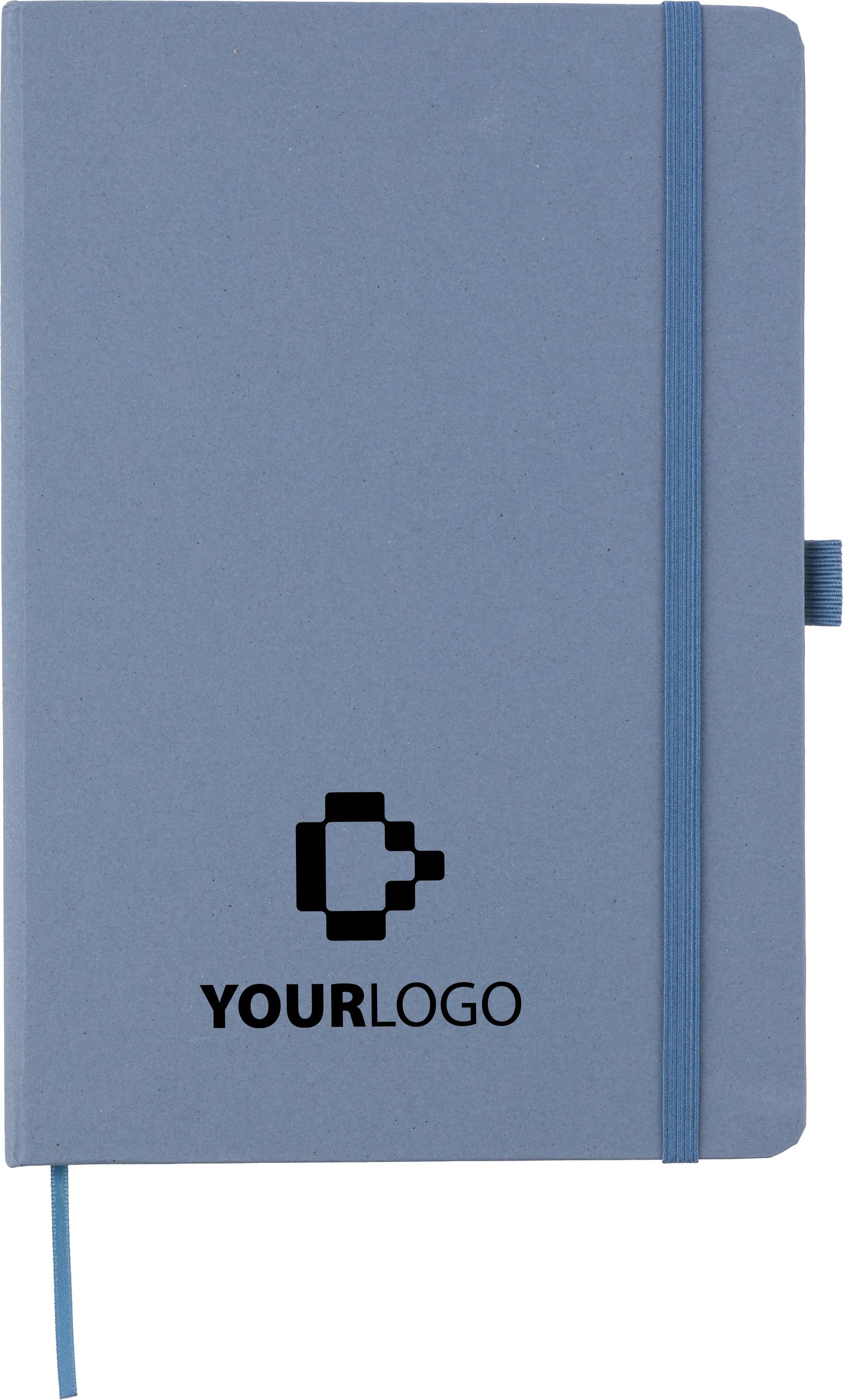 Carnet A5 en biodéchets recyclés et carton Gertrud