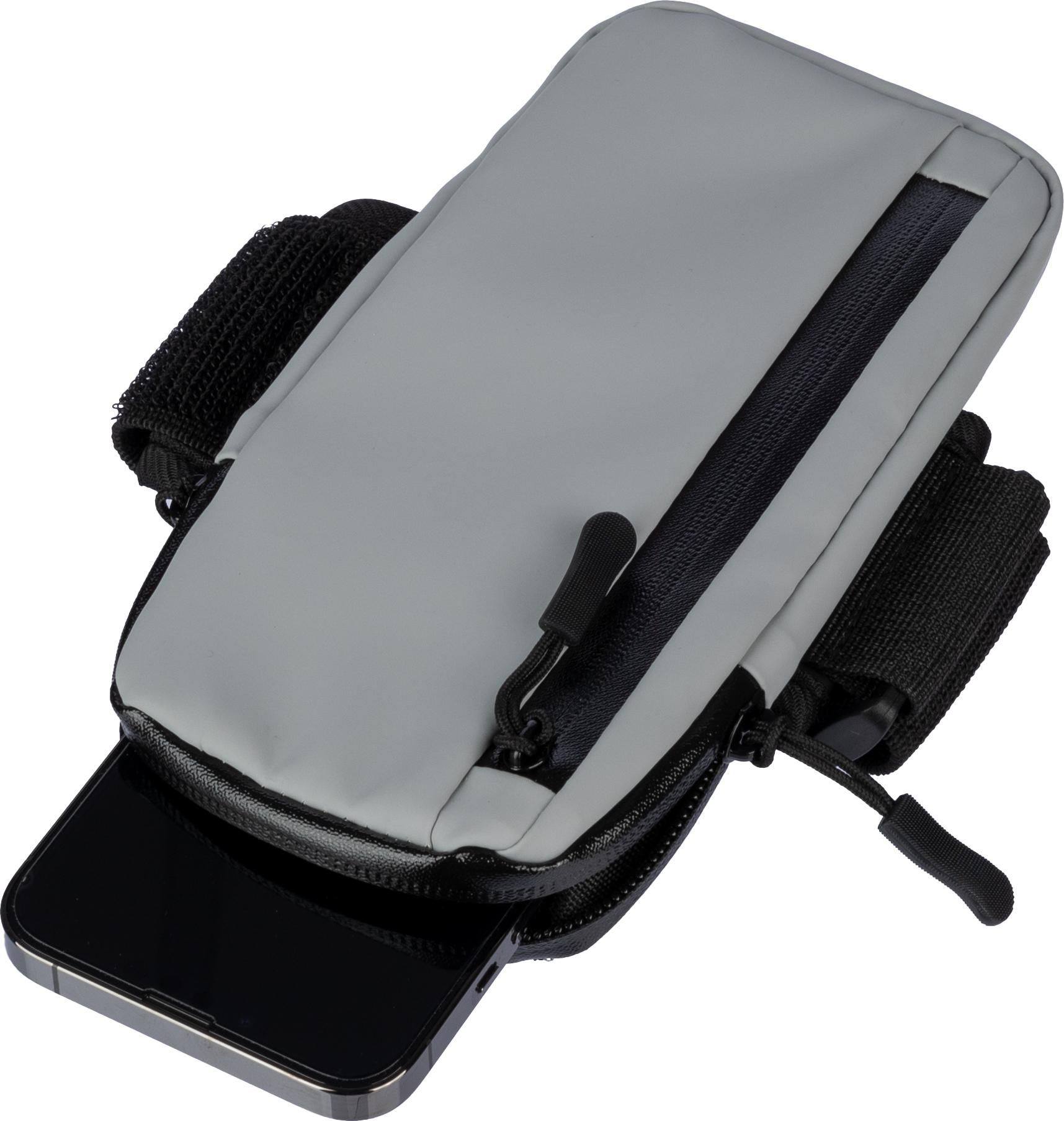 Pochette brassard en PU et polyester Christel