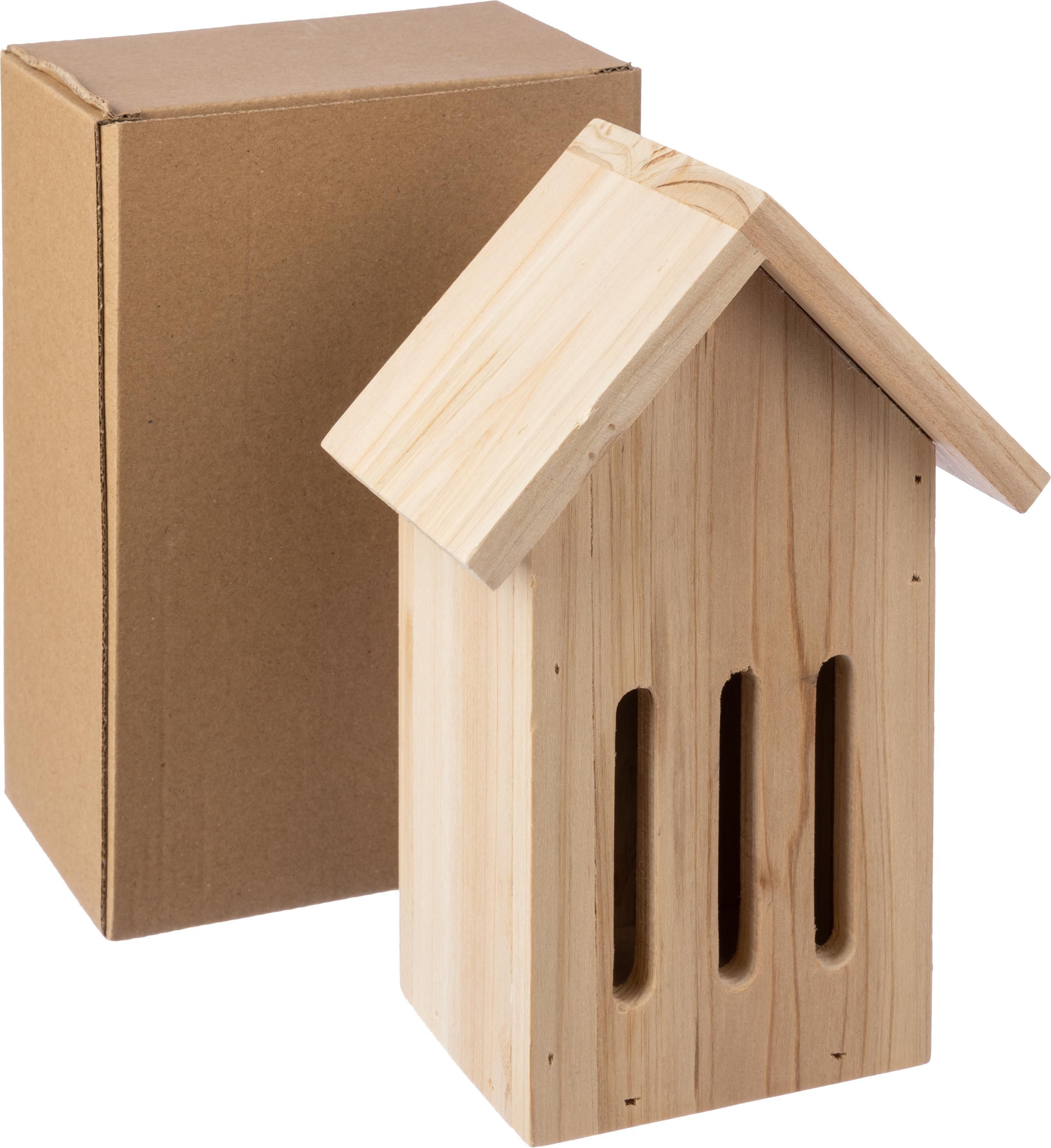 Hôtel à papillons en bois de pin Anita