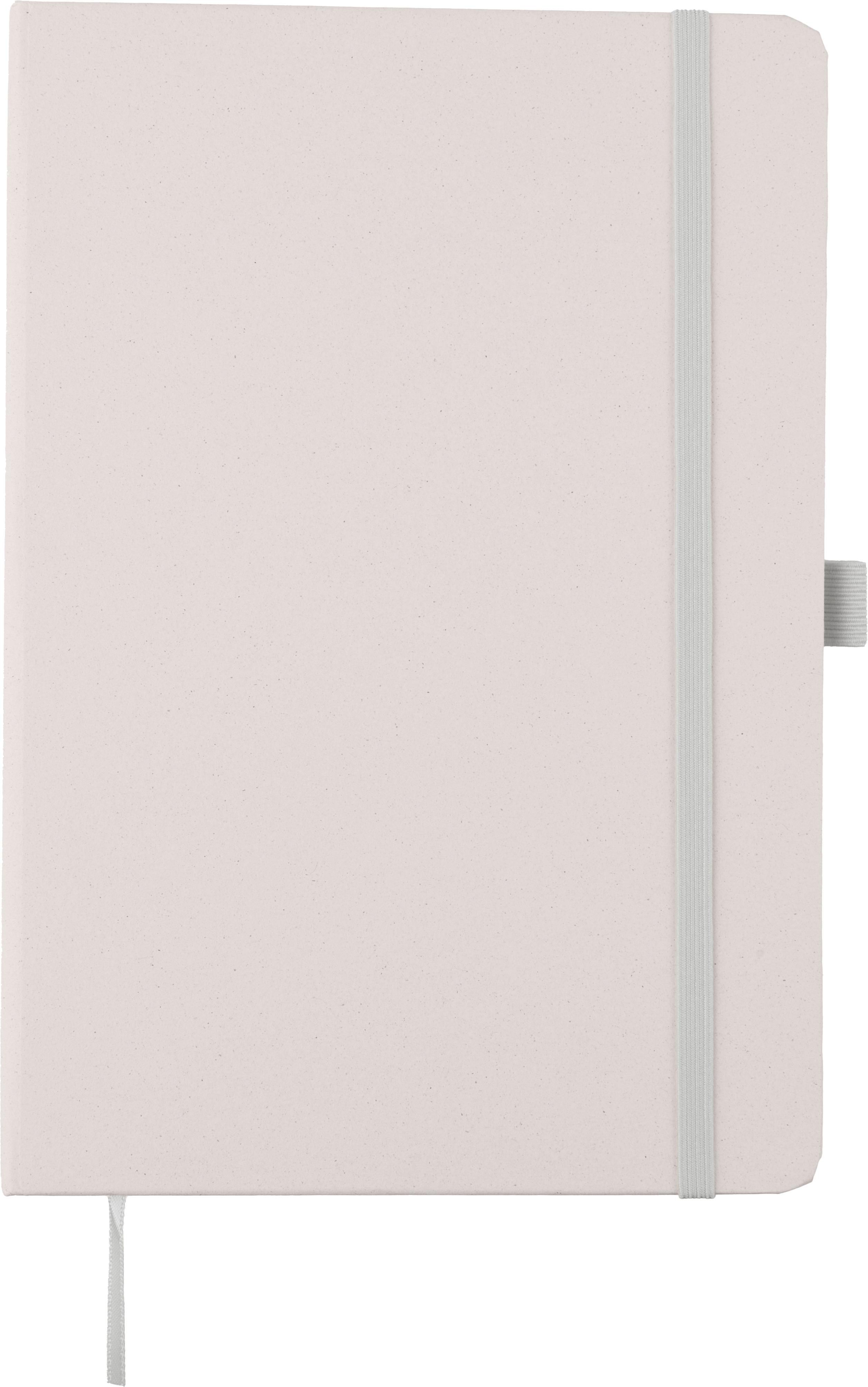 Carnet A5 en biodéchets recyclés et carton Gertrud