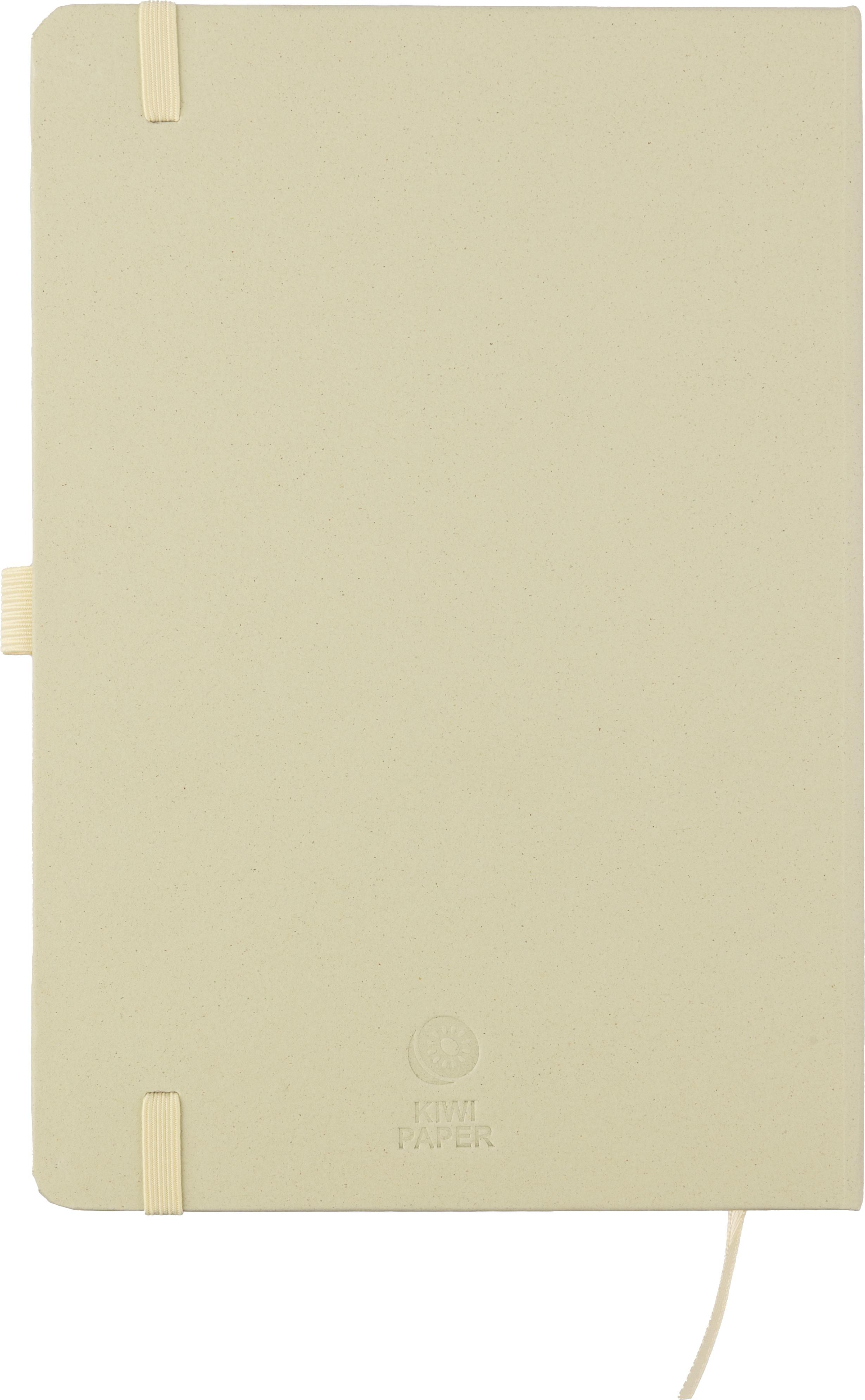 Carnet A5 en biodéchets recyclés et carton Gertrud