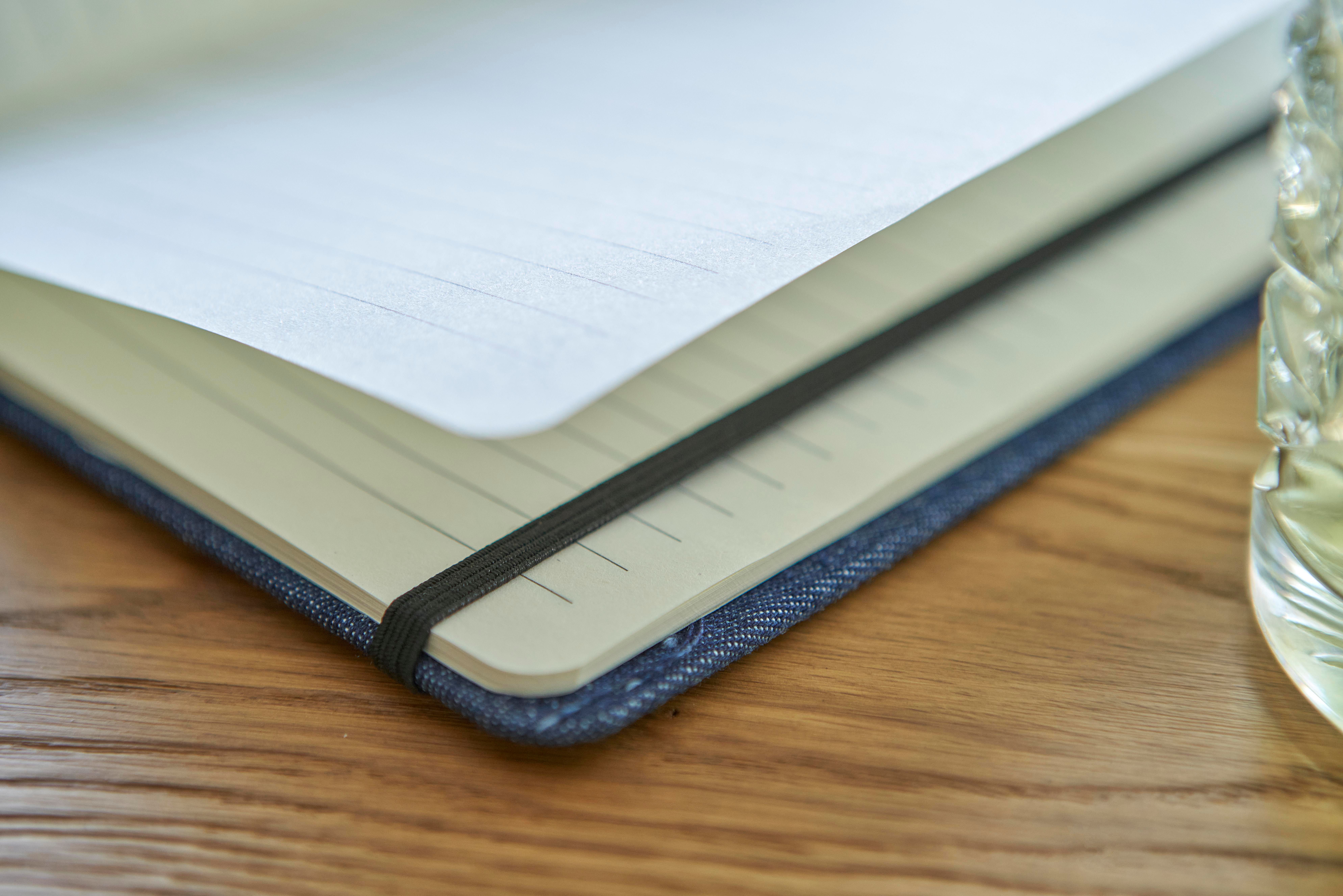 Carnet A5 en denim Alfred