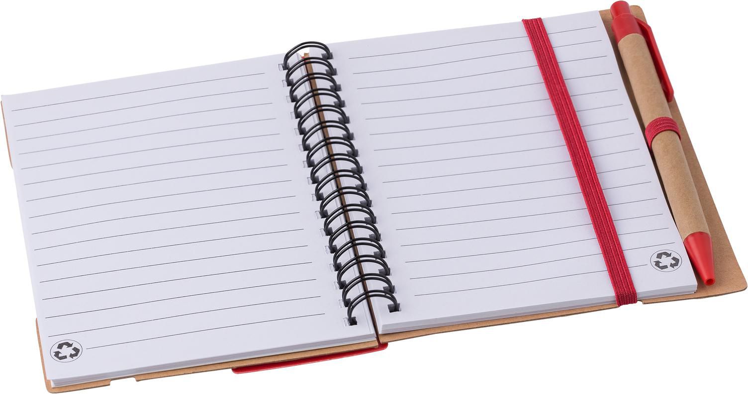 Carnet à spirale en papier recyclé Angela