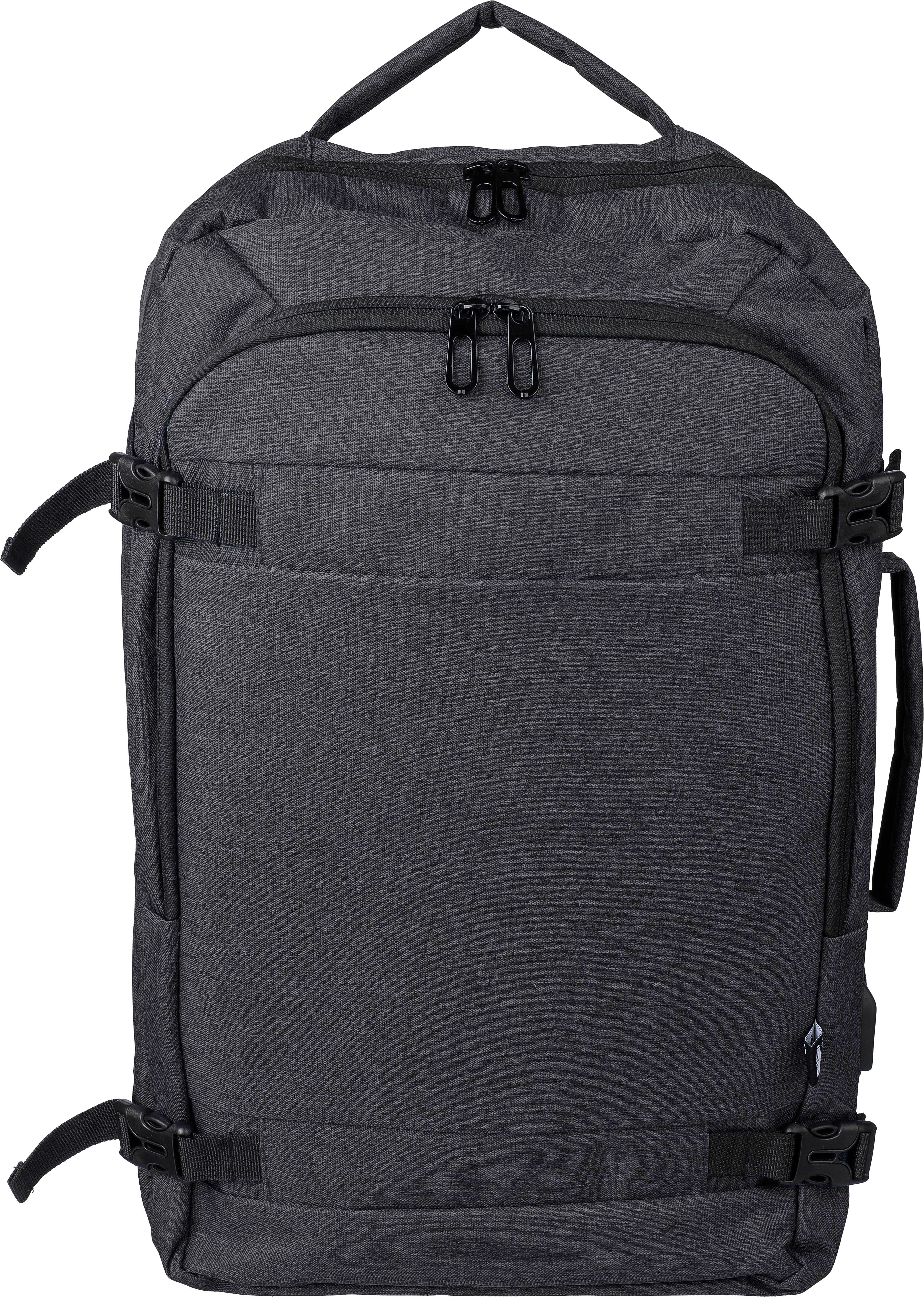 Sac à dos porte-ordinateur de 17'' en polyester rPET 300D Malcolm