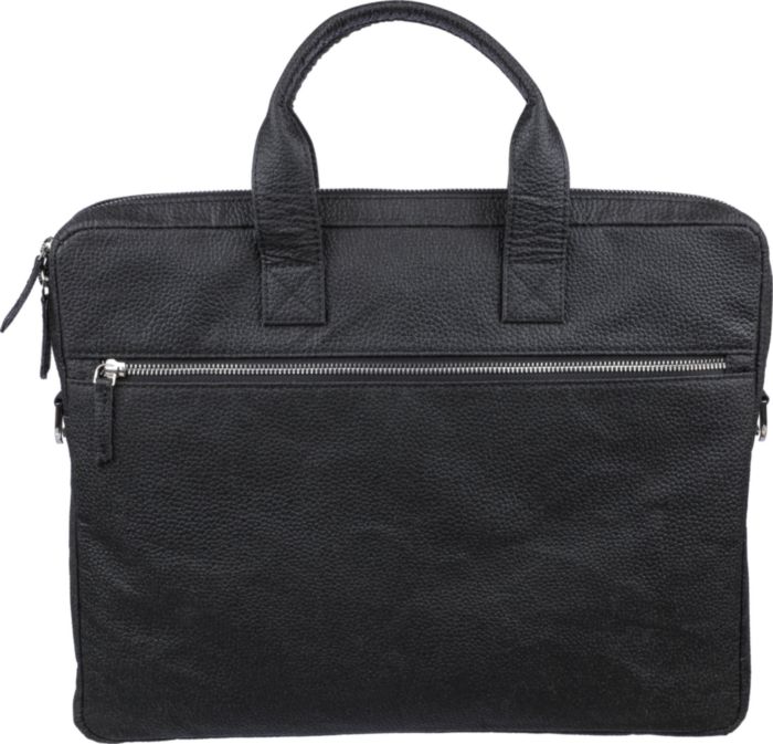 Borsa per laptop in pelle di pomodoro Lillian