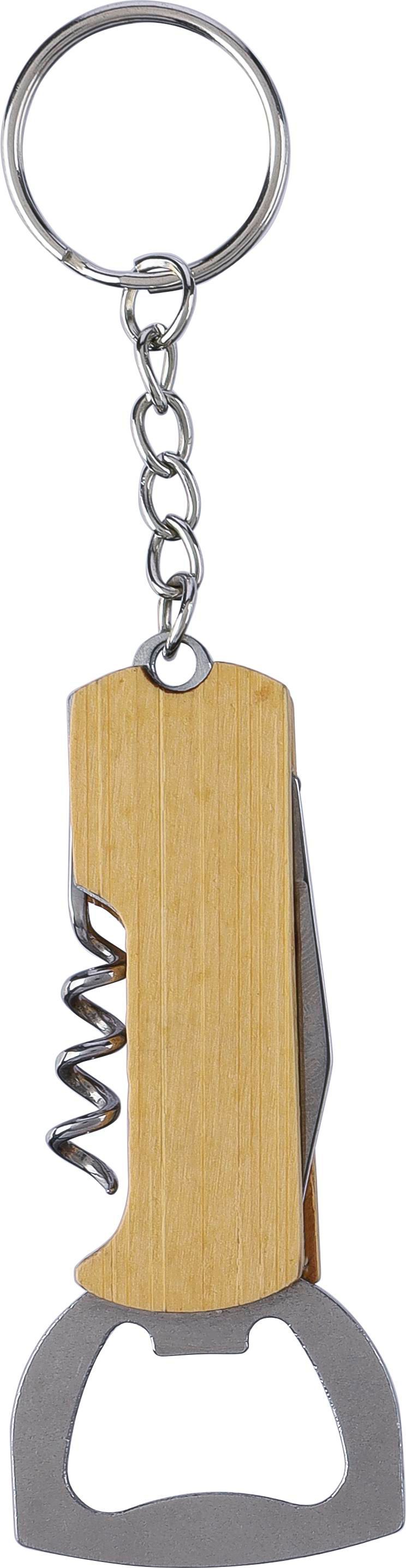Porte-clés décapsuleur en bambou Stuart