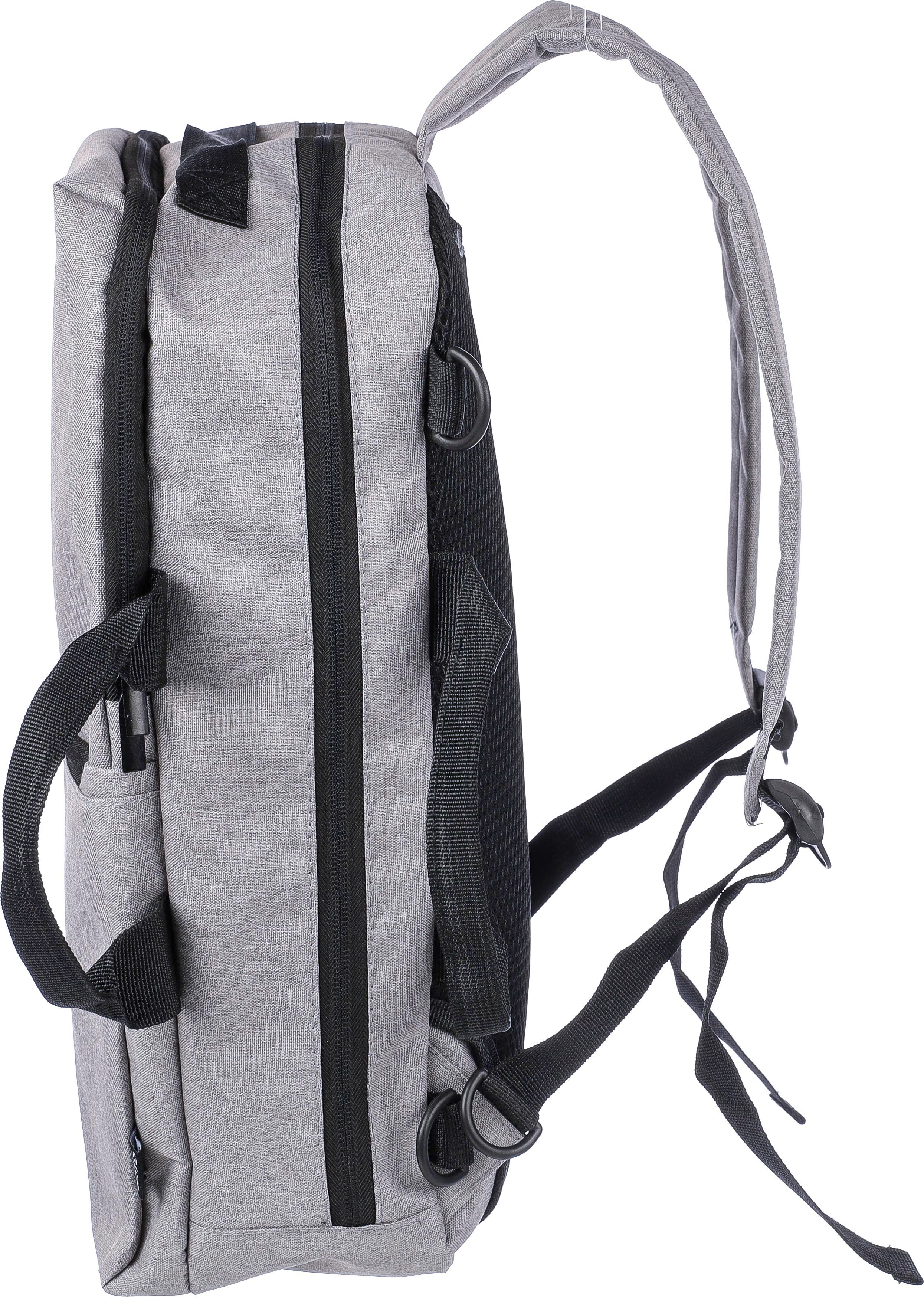 Sac à dos porte-ordinateur de 15'' en polyester rPET 300D Mallory