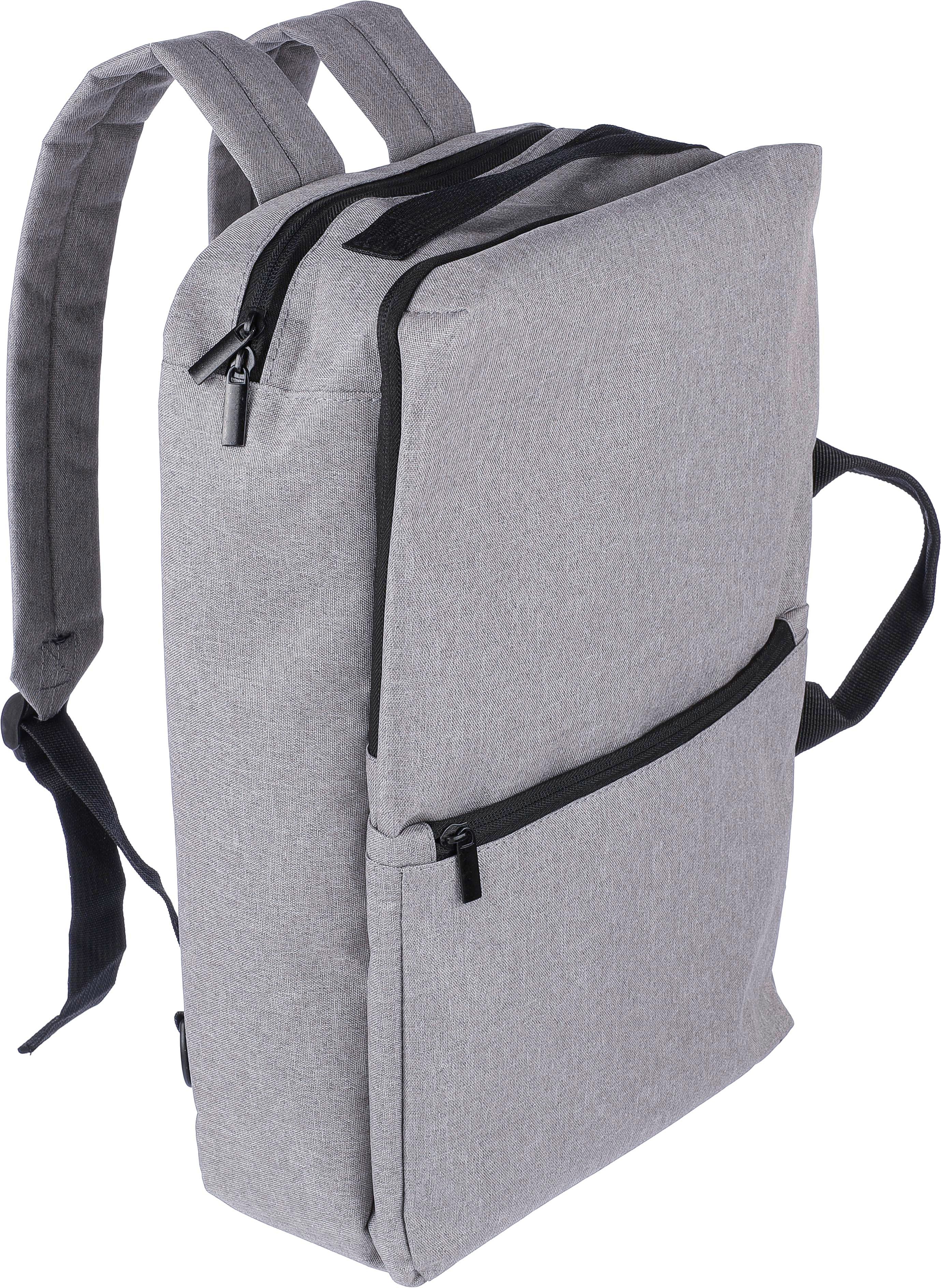 Sac à dos porte-ordinateur de 15'' en polyester rPET 300D Mallory