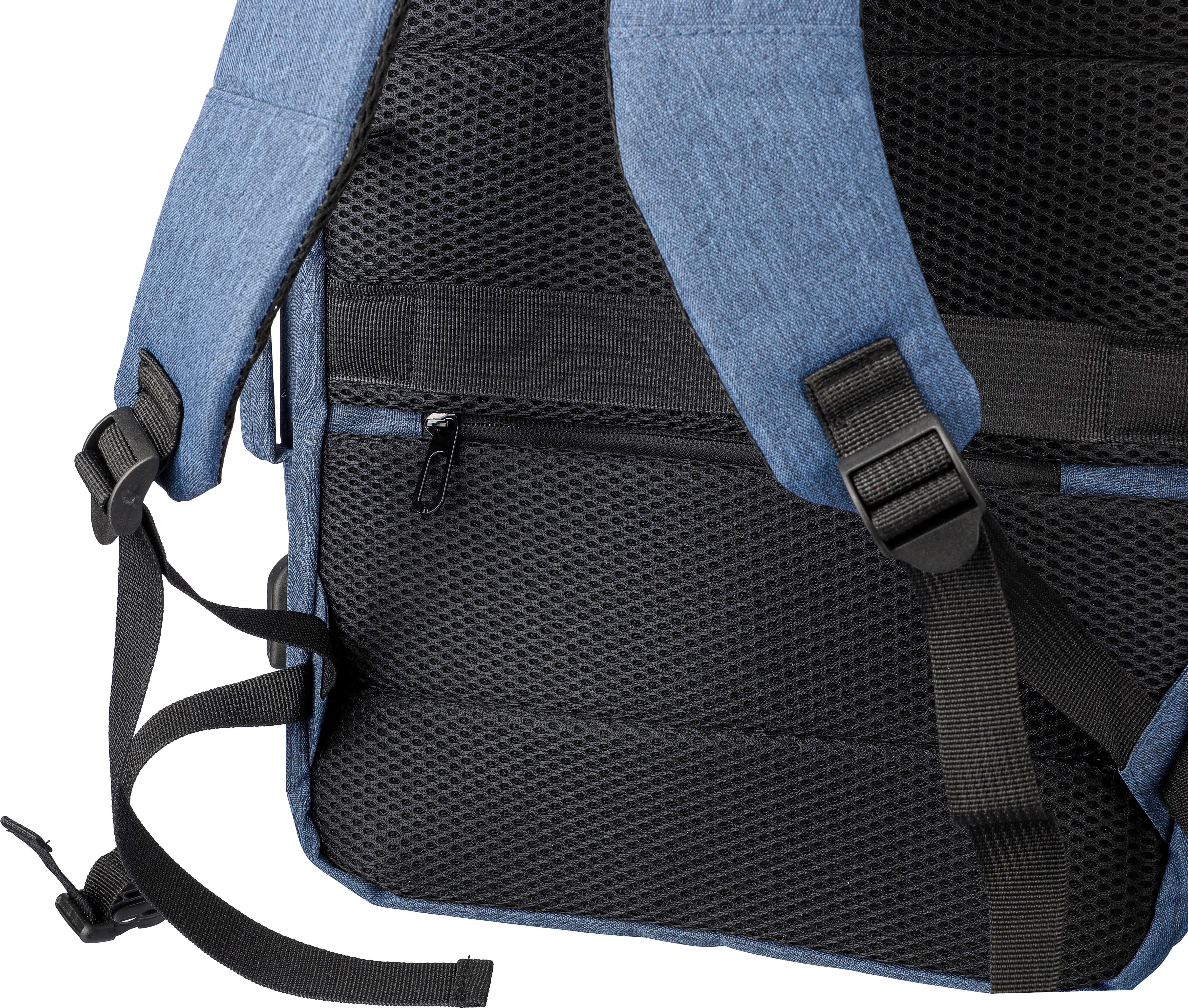 Sac à dos porte-ordinateur de 17'' en polyester rPET 300D Malcolm