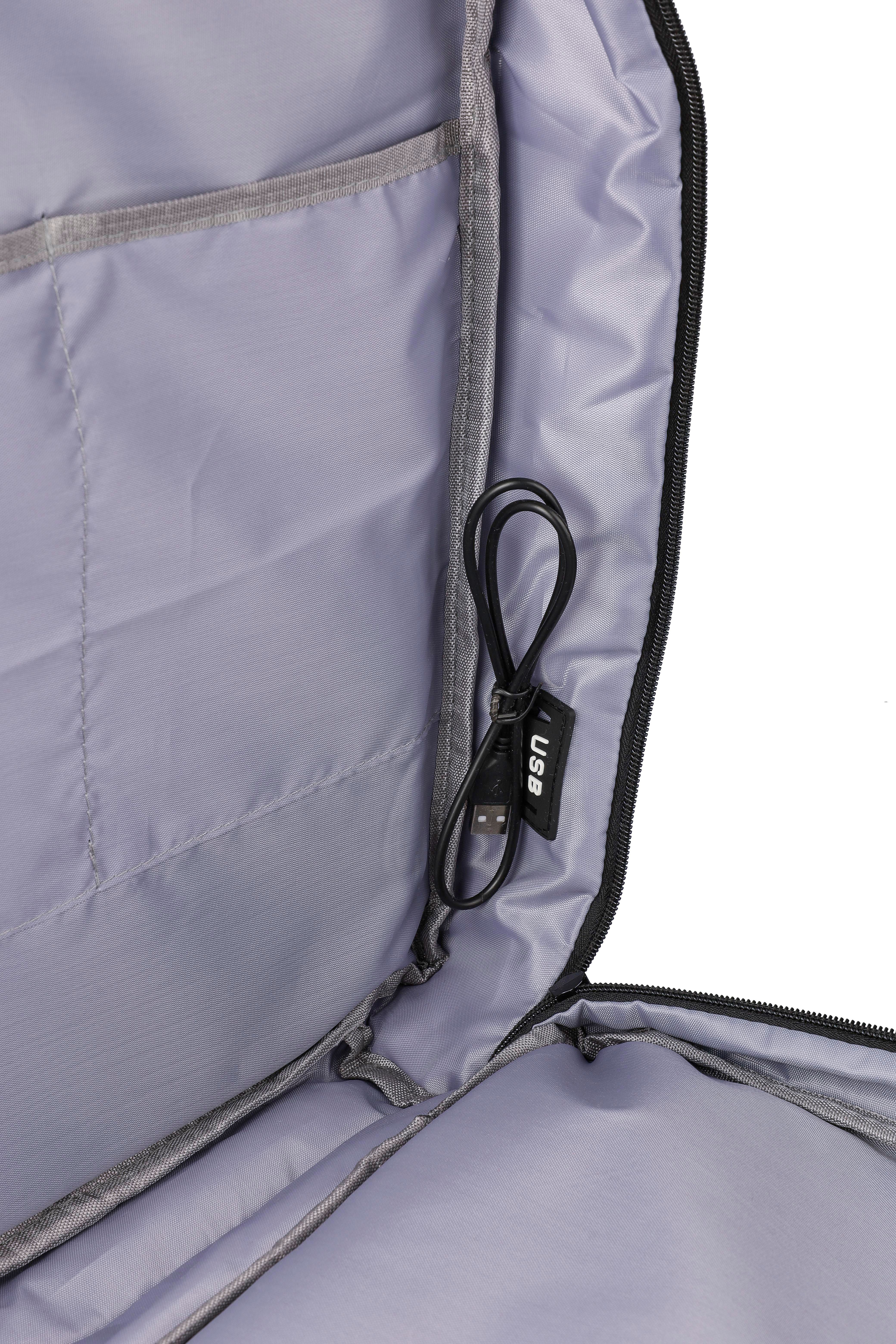 Sac à dos porte-ordinateur de 17'' en polyester rPET 300D Malcolm